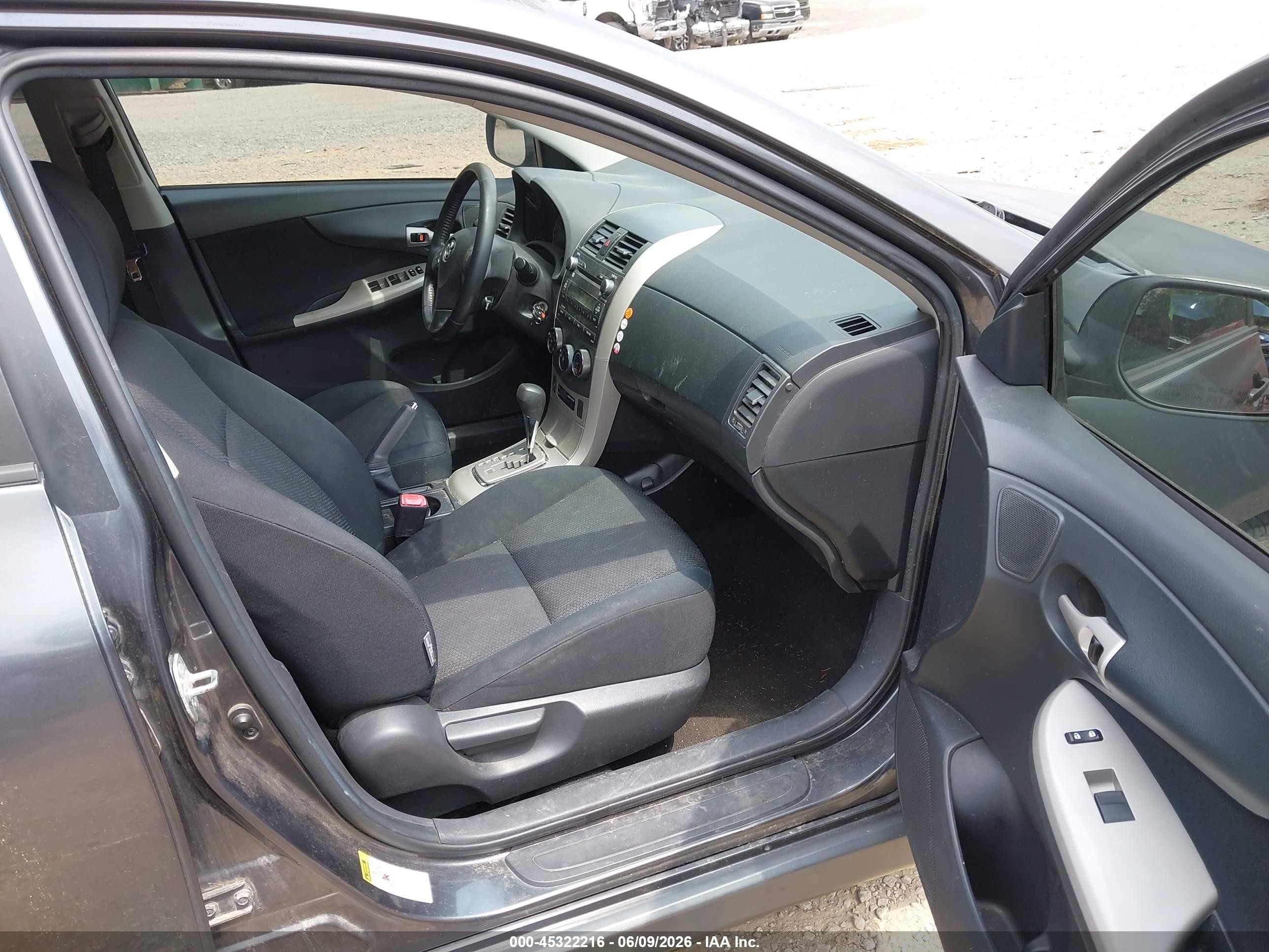 2010 Toyota Corolla S Gray vin: 2T1BU4EE3AC367846