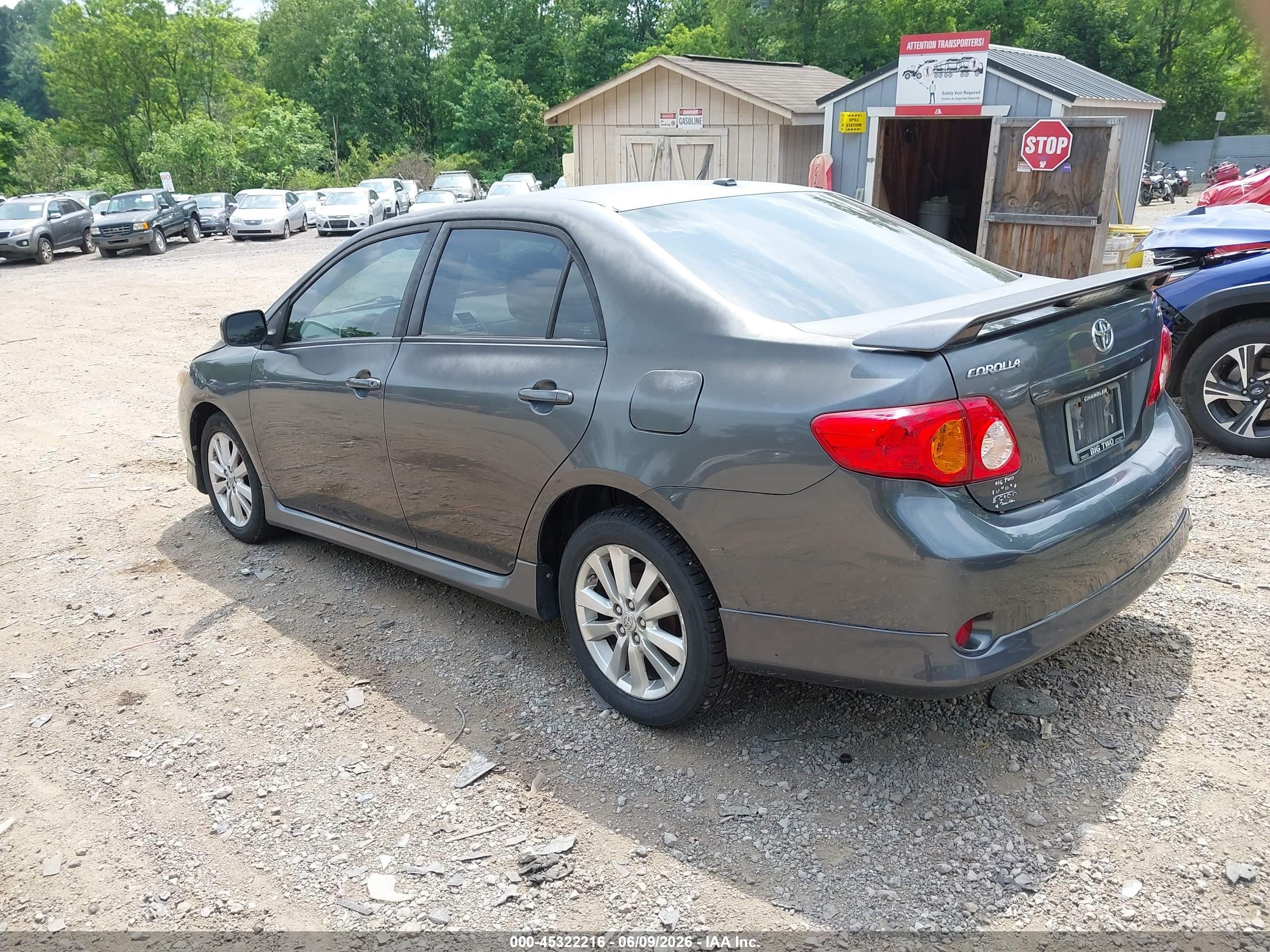 2010 Toyota Corolla S Gray vin: 2T1BU4EE3AC367846