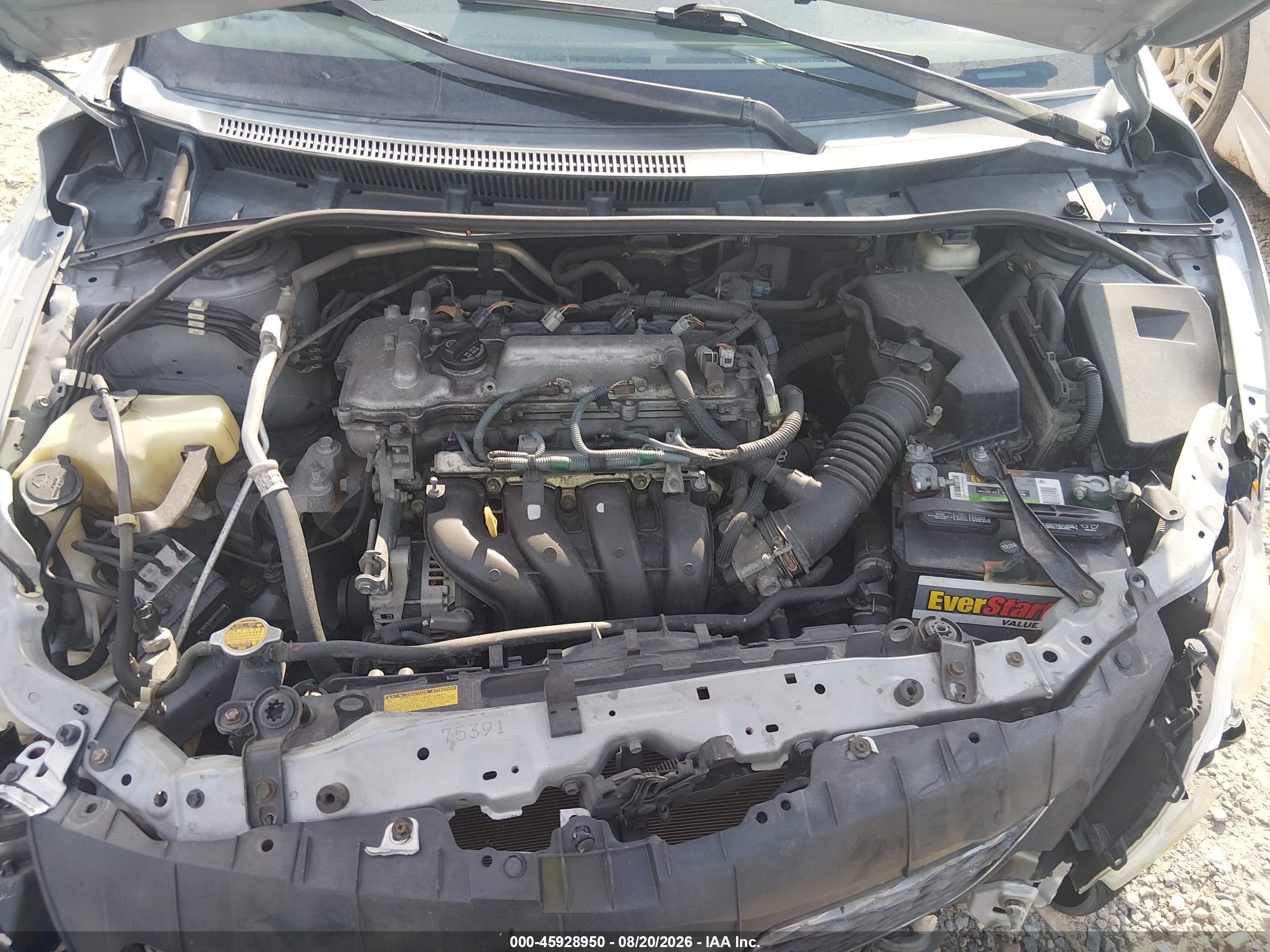 2010 Toyota Corolla Le Silver vin: 2T1BU4EE3AC397087