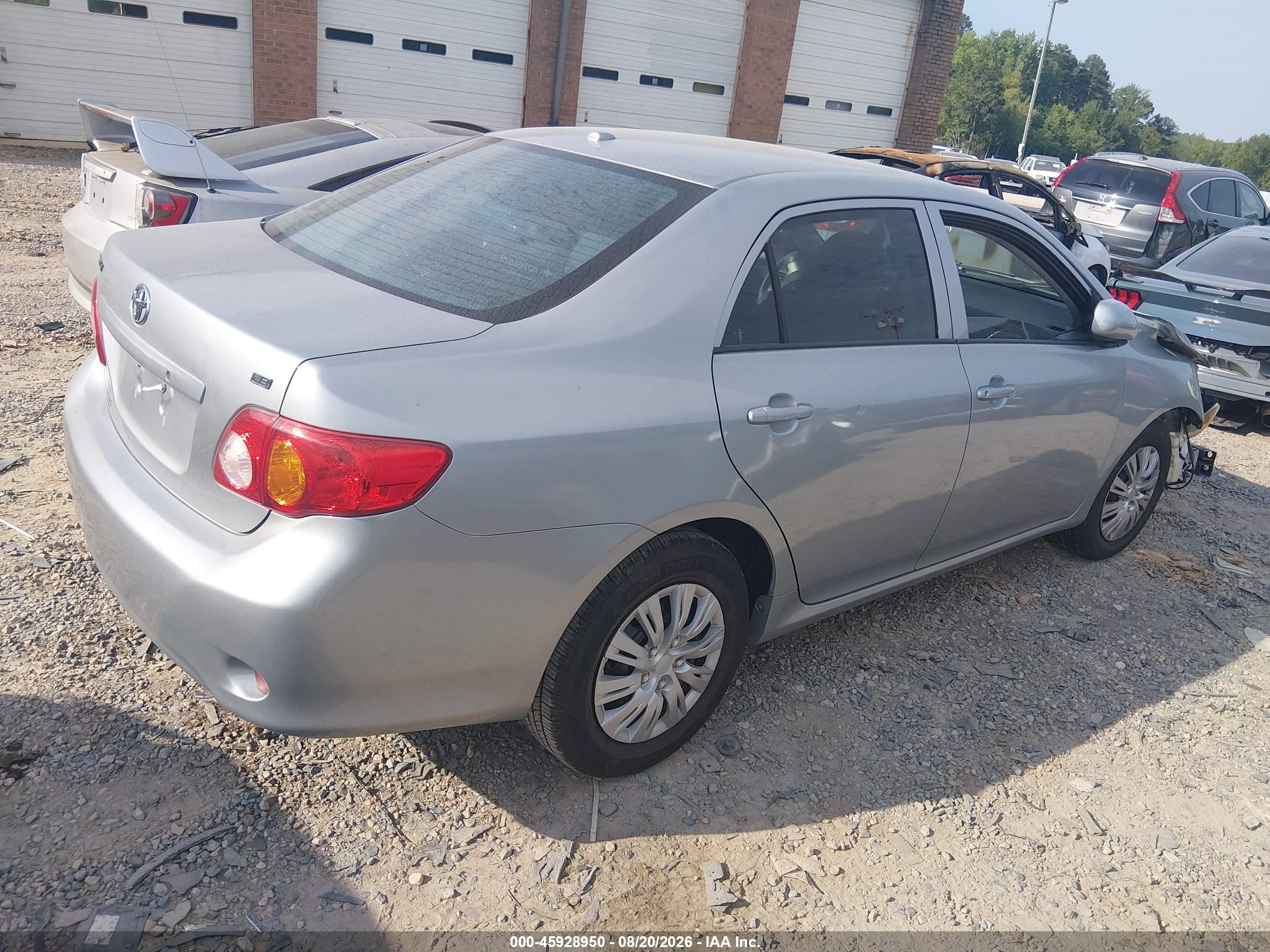 2010 Toyota Corolla Le Silver vin: 2T1BU4EE3AC397087