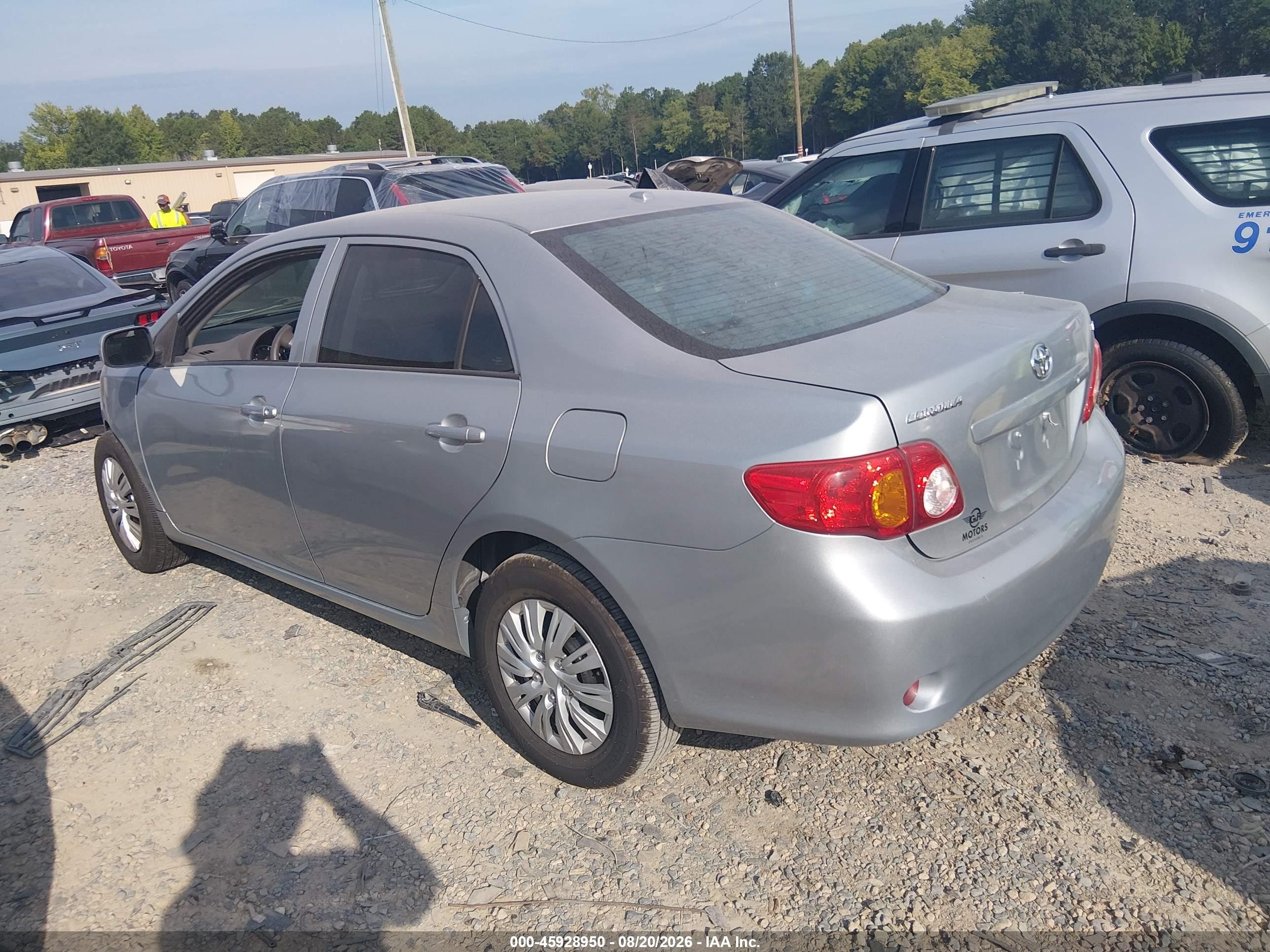2010 Toyota Corolla Le Silver vin: 2T1BU4EE3AC397087