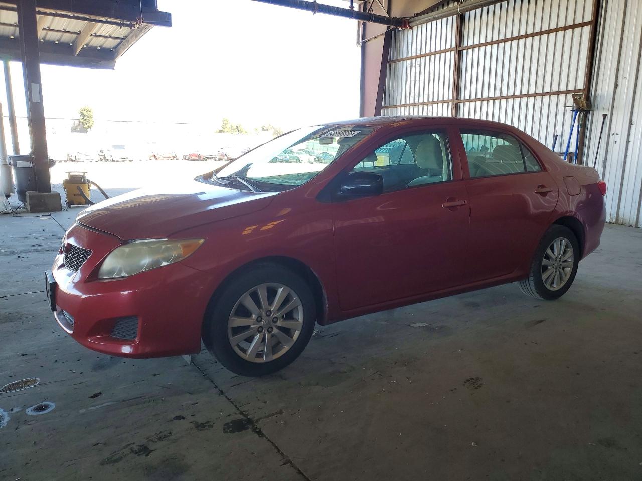 2010 Toyota Corolla Le Red vin: 2T1BU4EE3AC397347