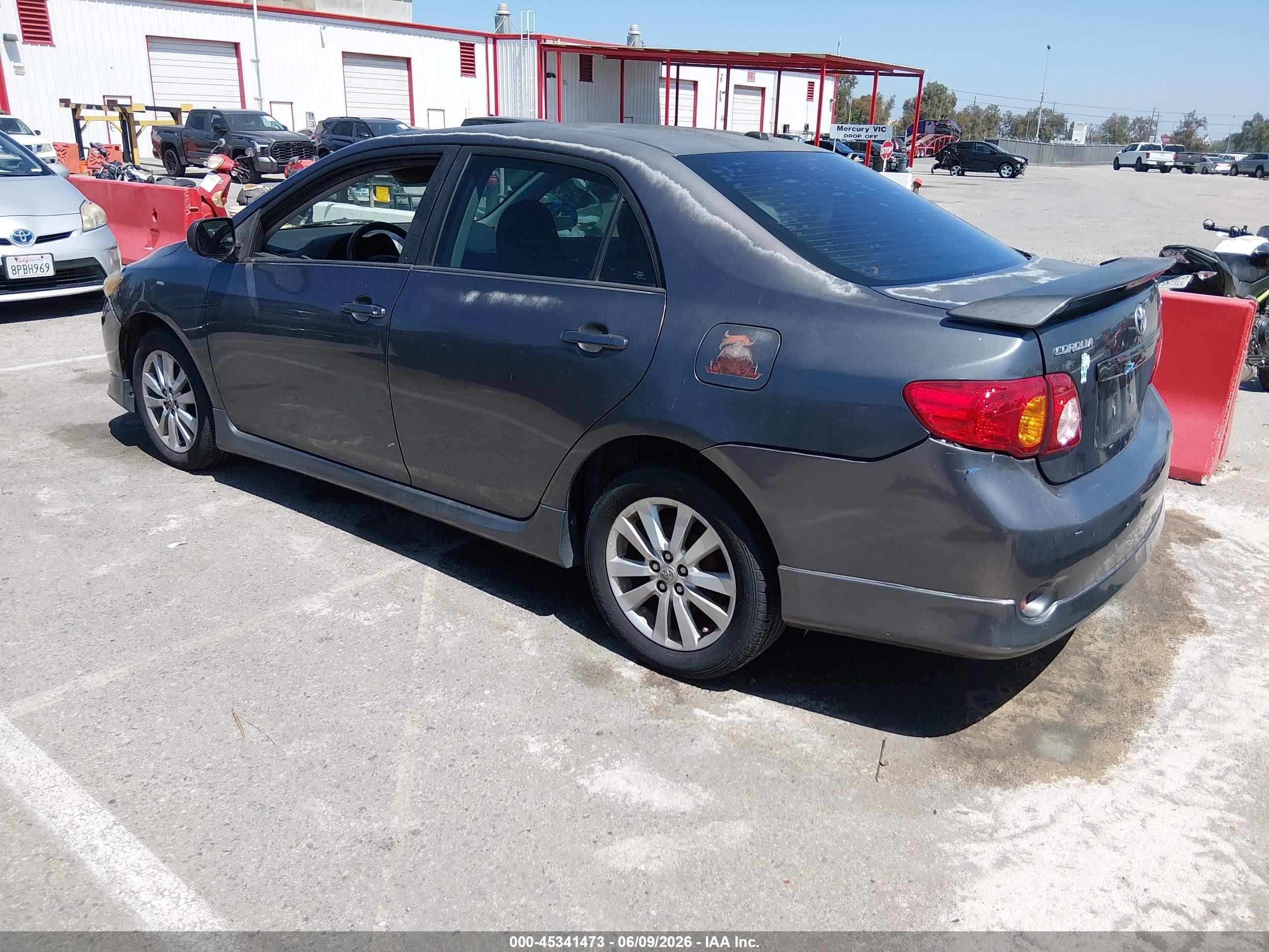 2010 Toyota Corolla S Gray vin: 2T1BU4EE3AC412462