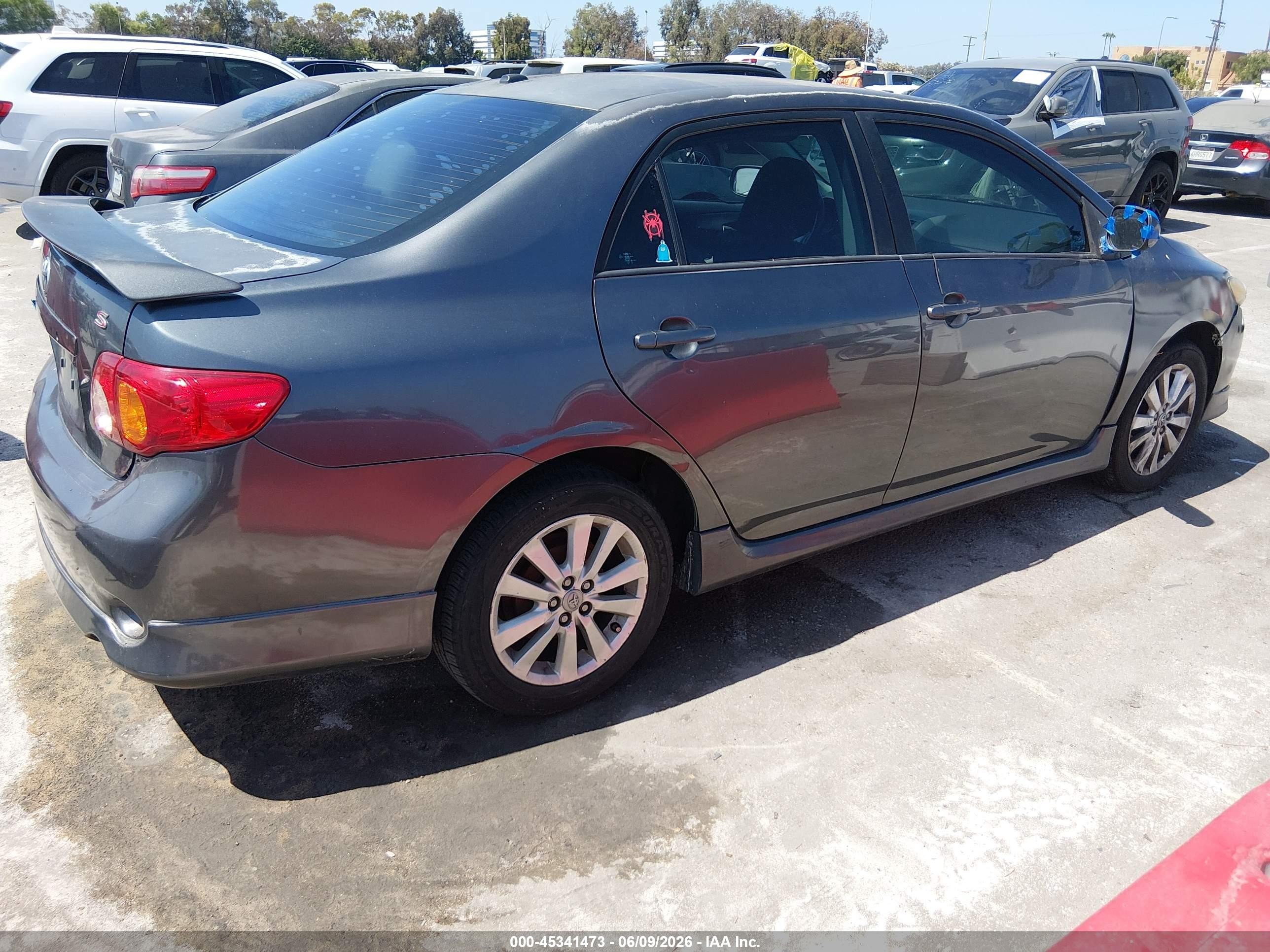 2010 Toyota Corolla S Gray vin: 2T1BU4EE3AC412462