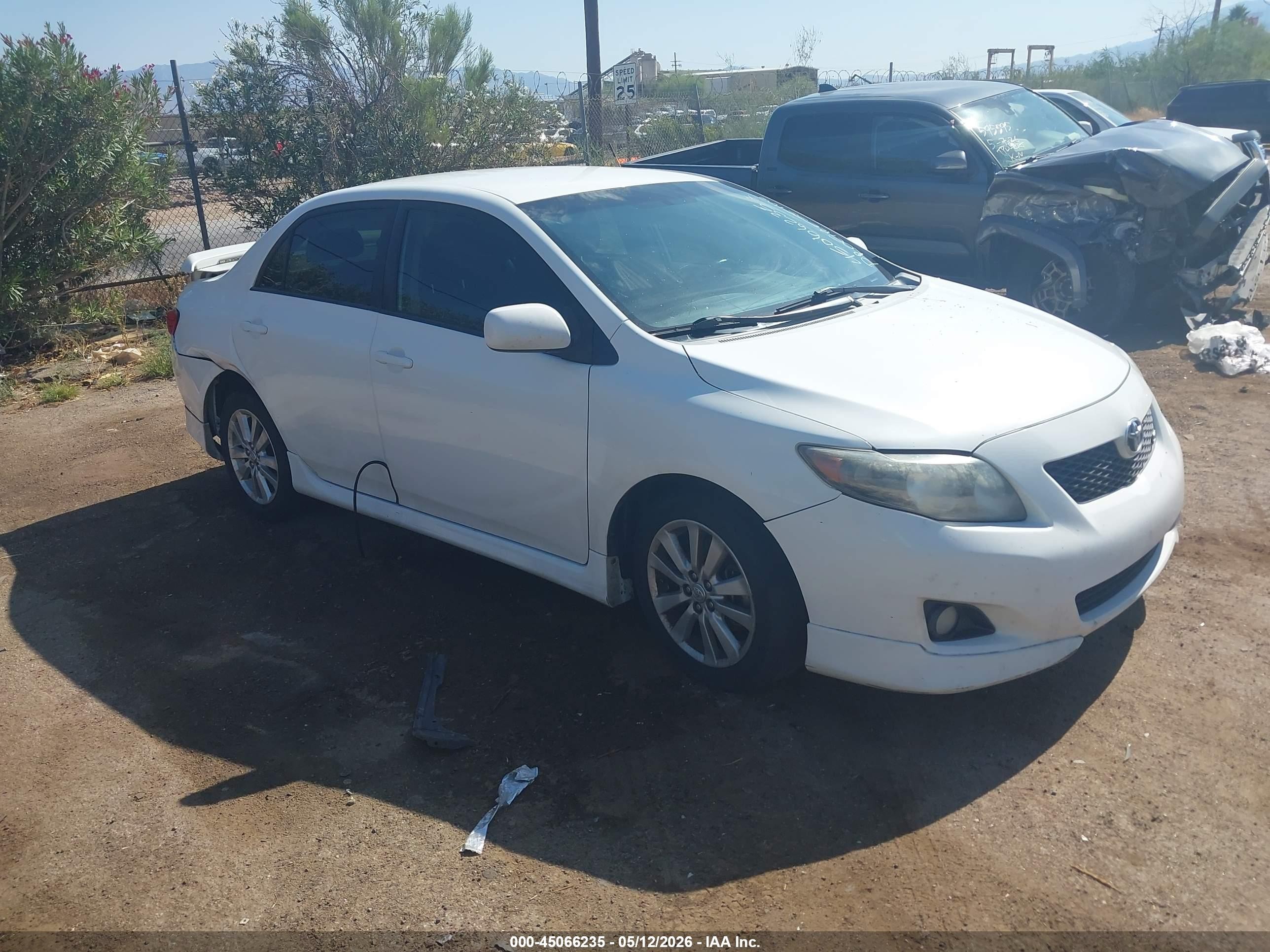 2010 Toyota Corolla S White vin: 2T1BU4EE3AC414292