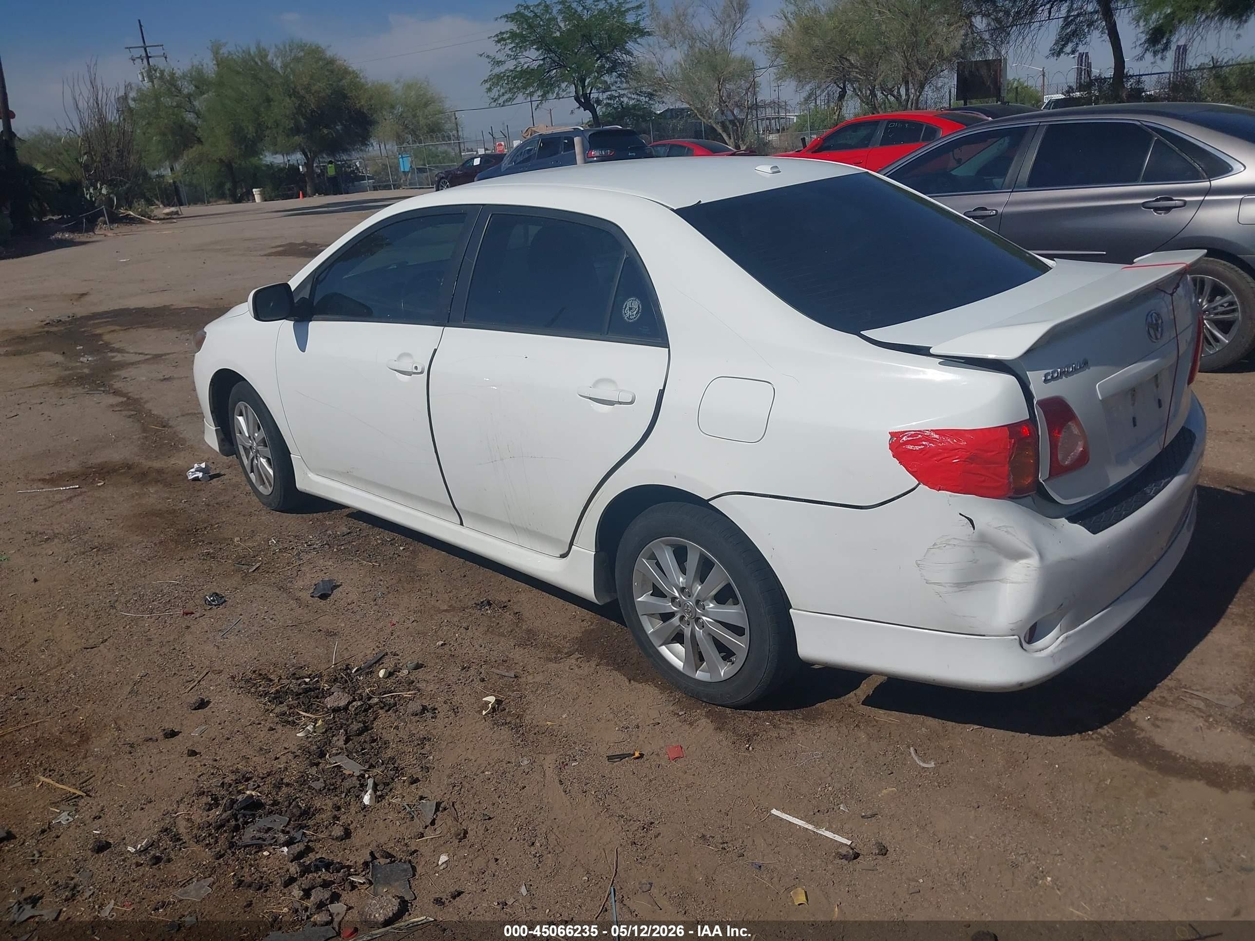 2010 Toyota Corolla S White vin: 2T1BU4EE3AC414292