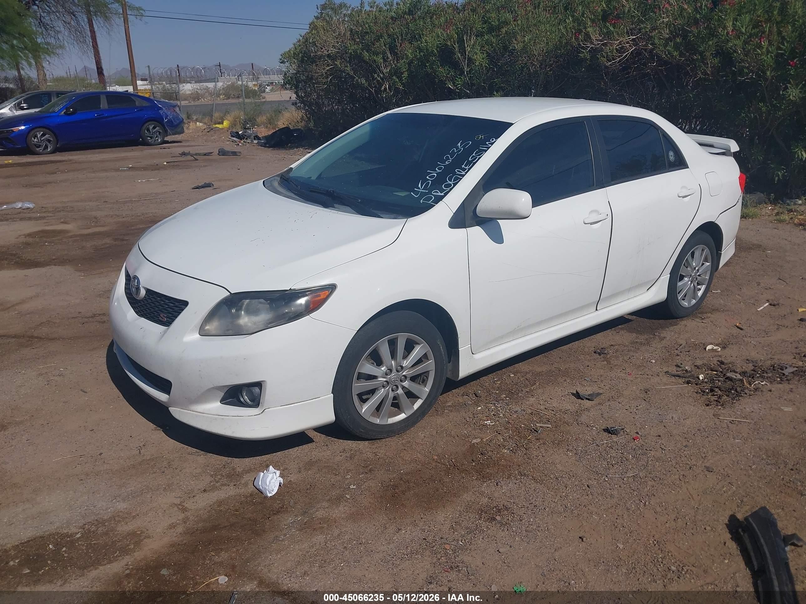 2010 Toyota Corolla S White vin: 2T1BU4EE3AC414292