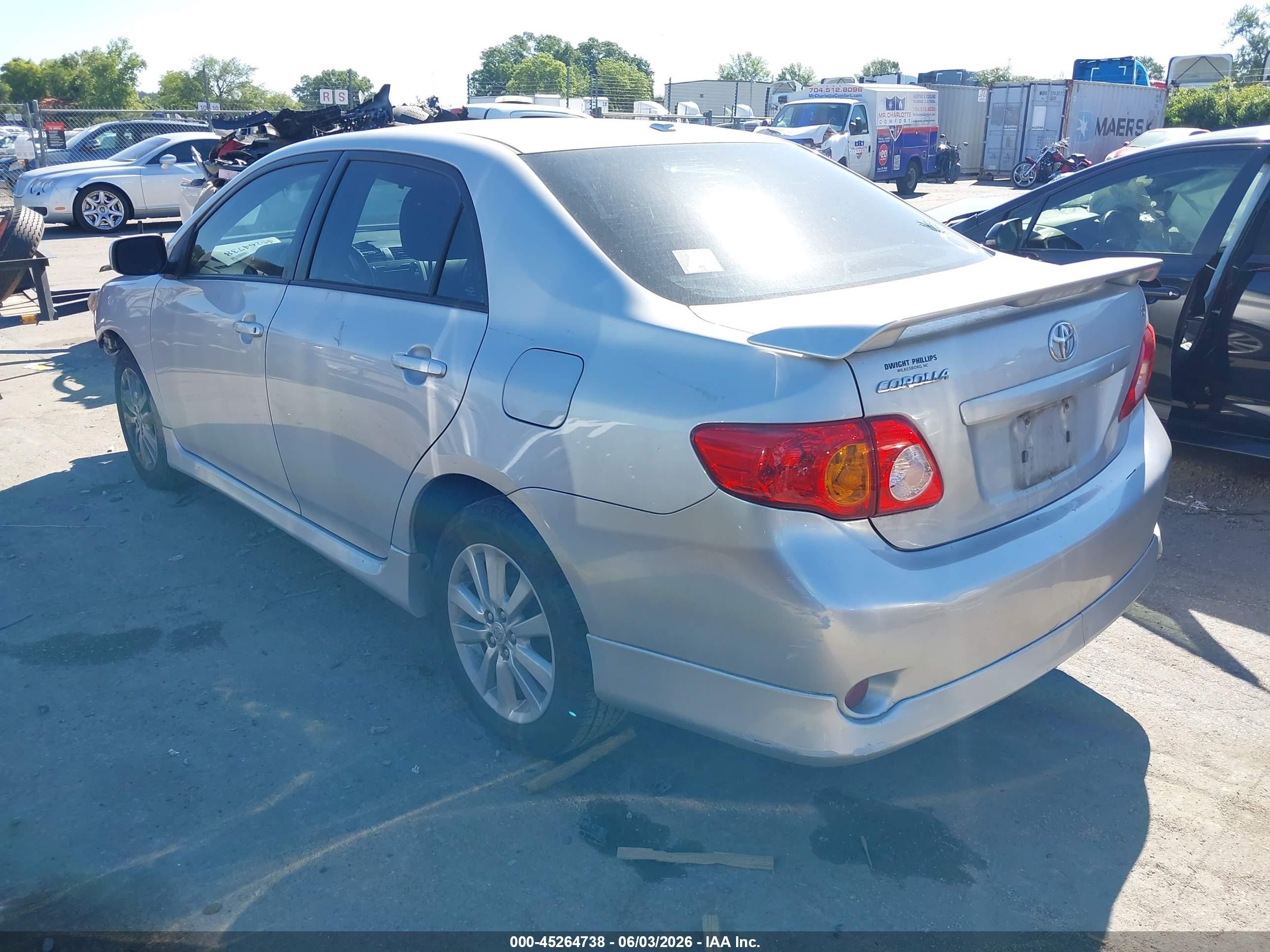 2010 Toyota Corolla S Silver vin: 2T1BU4EE3AC428323