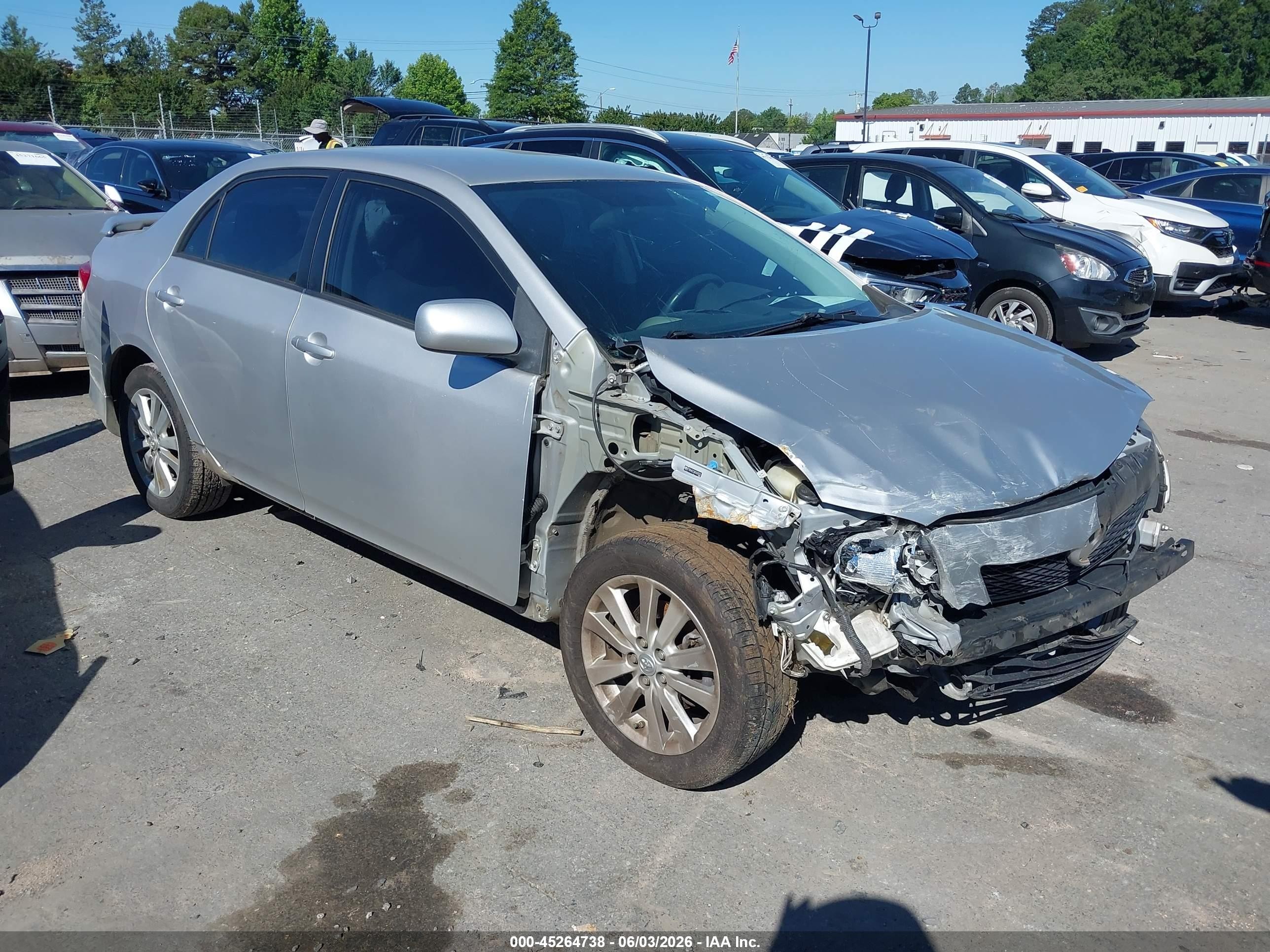 2010 Toyota Corolla S Silver vin: 2T1BU4EE3AC428323