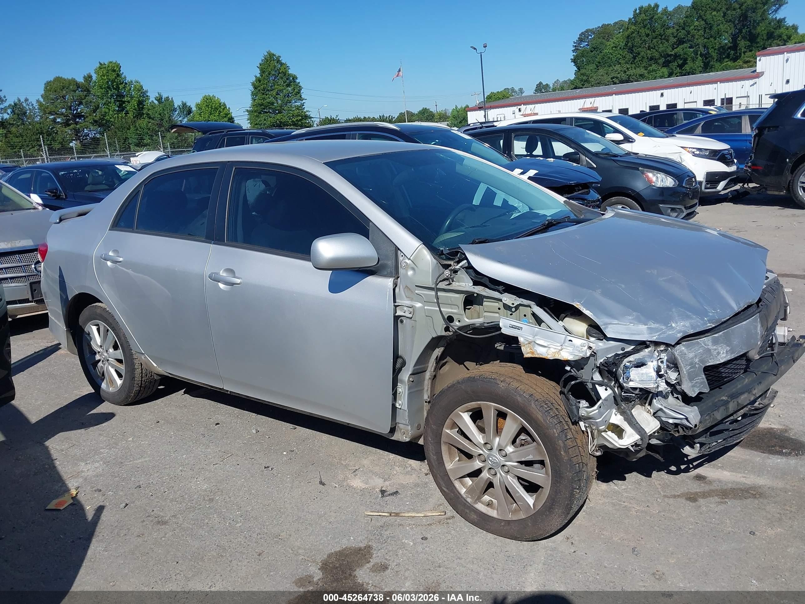 2010 Toyota Corolla S Silver vin: 2T1BU4EE3AC428323