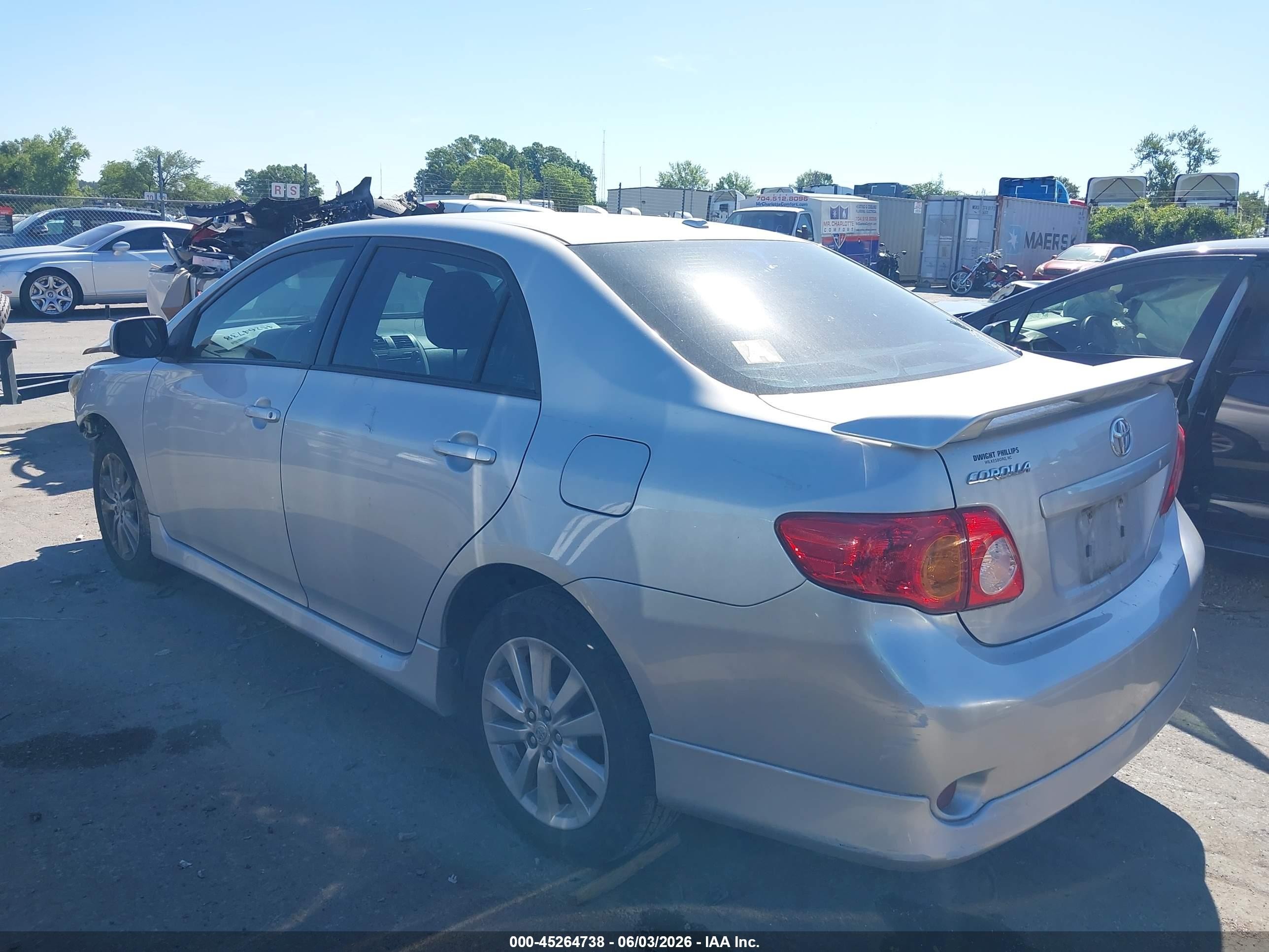2010 Toyota Corolla S Silver vin: 2T1BU4EE3AC428323