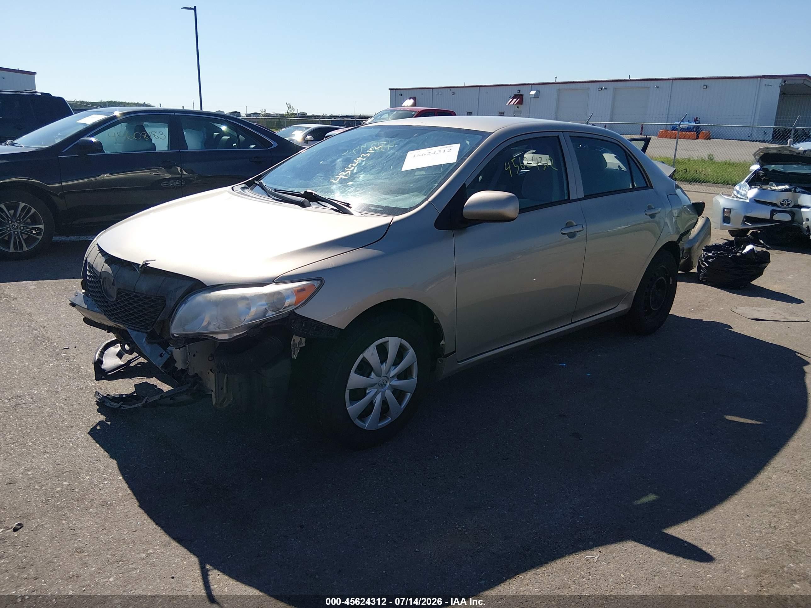 2010 Toyota Corolla Le Gold vin: 2T1BU4EE3AC429634