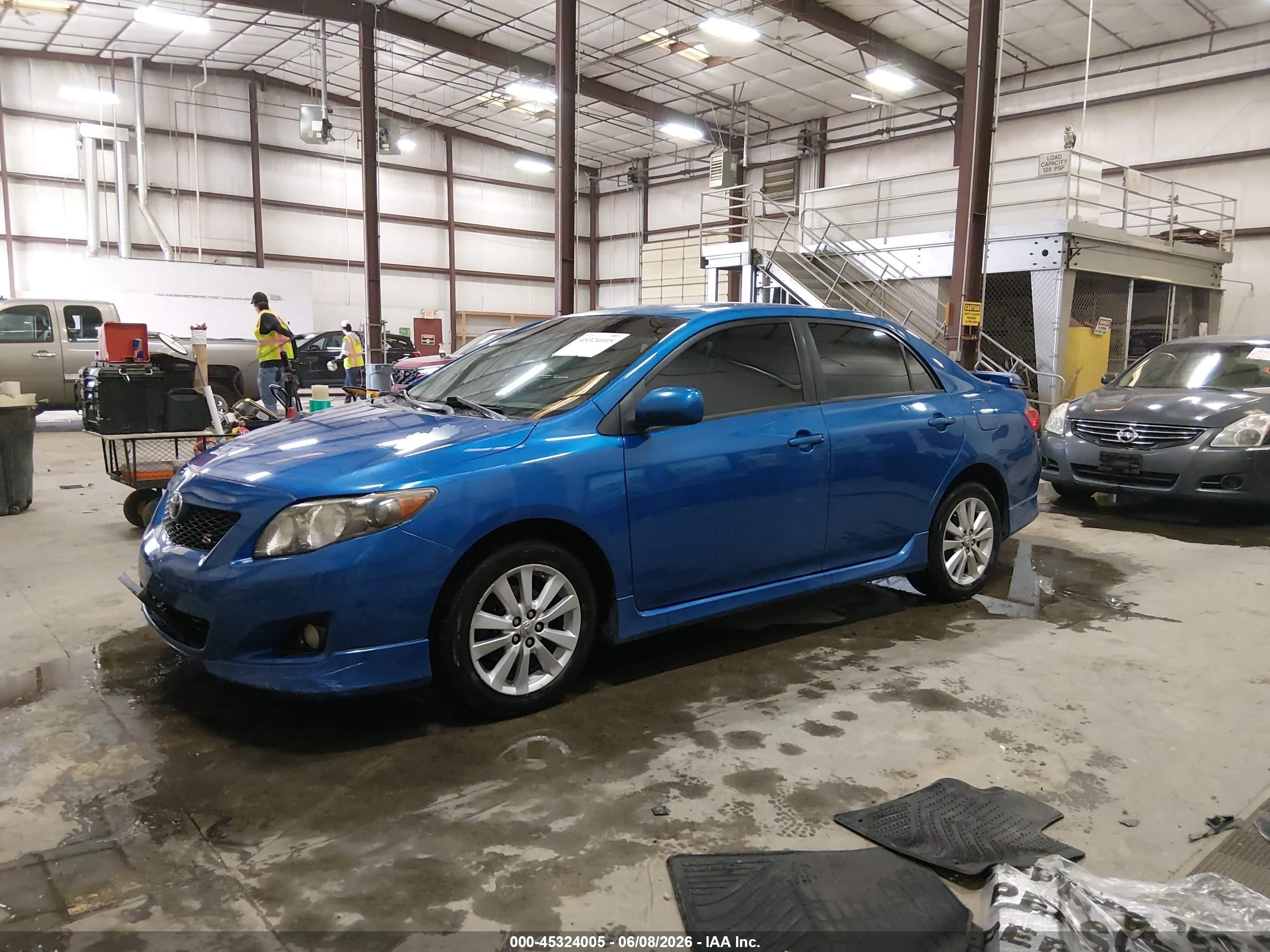 2010 Toyota Corolla S Синий vin: 2T1BU4EE3AC439256