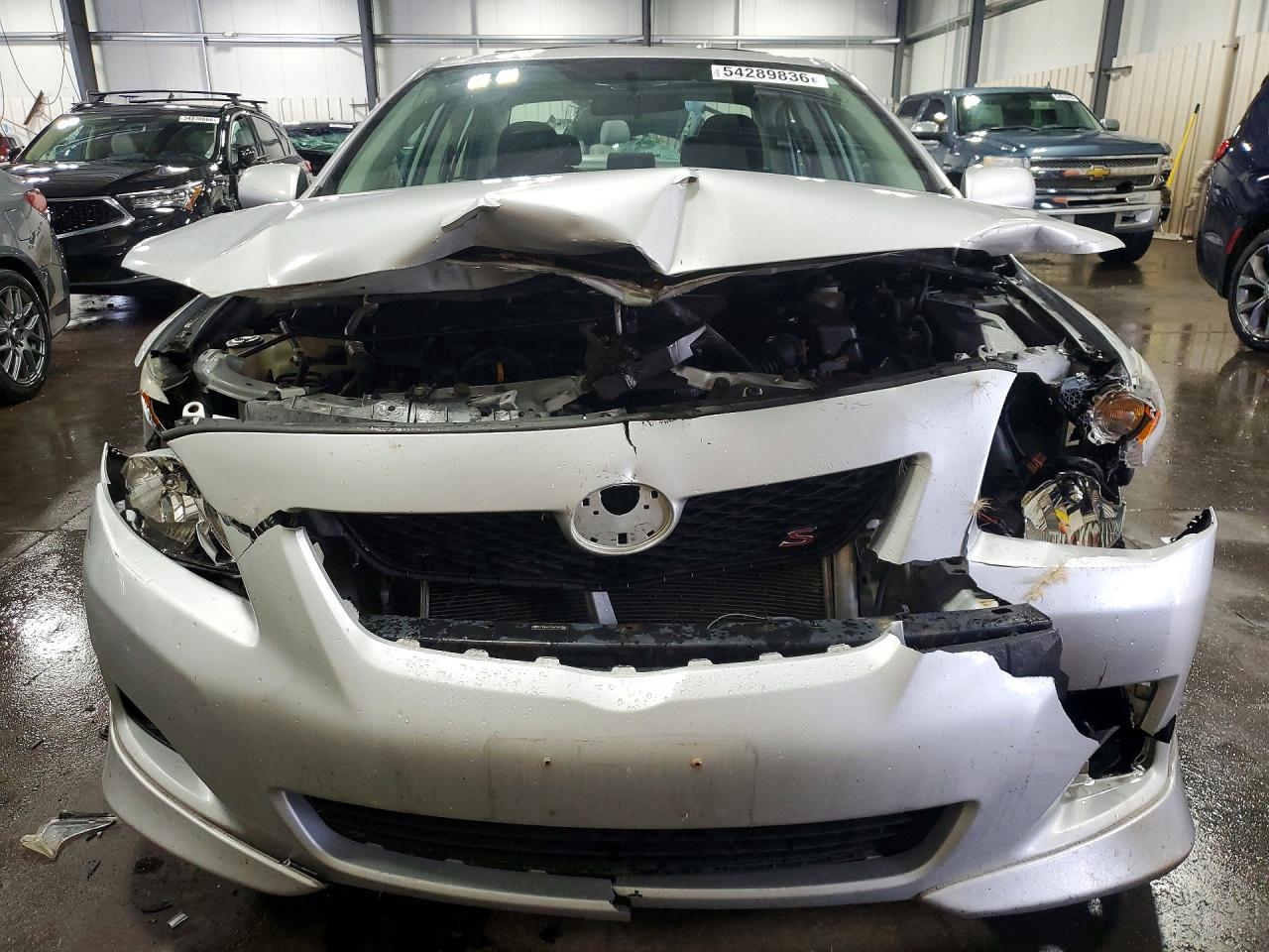 2010 Toyota Corolla S Silver vin: 2T1BU4EE3AC445199