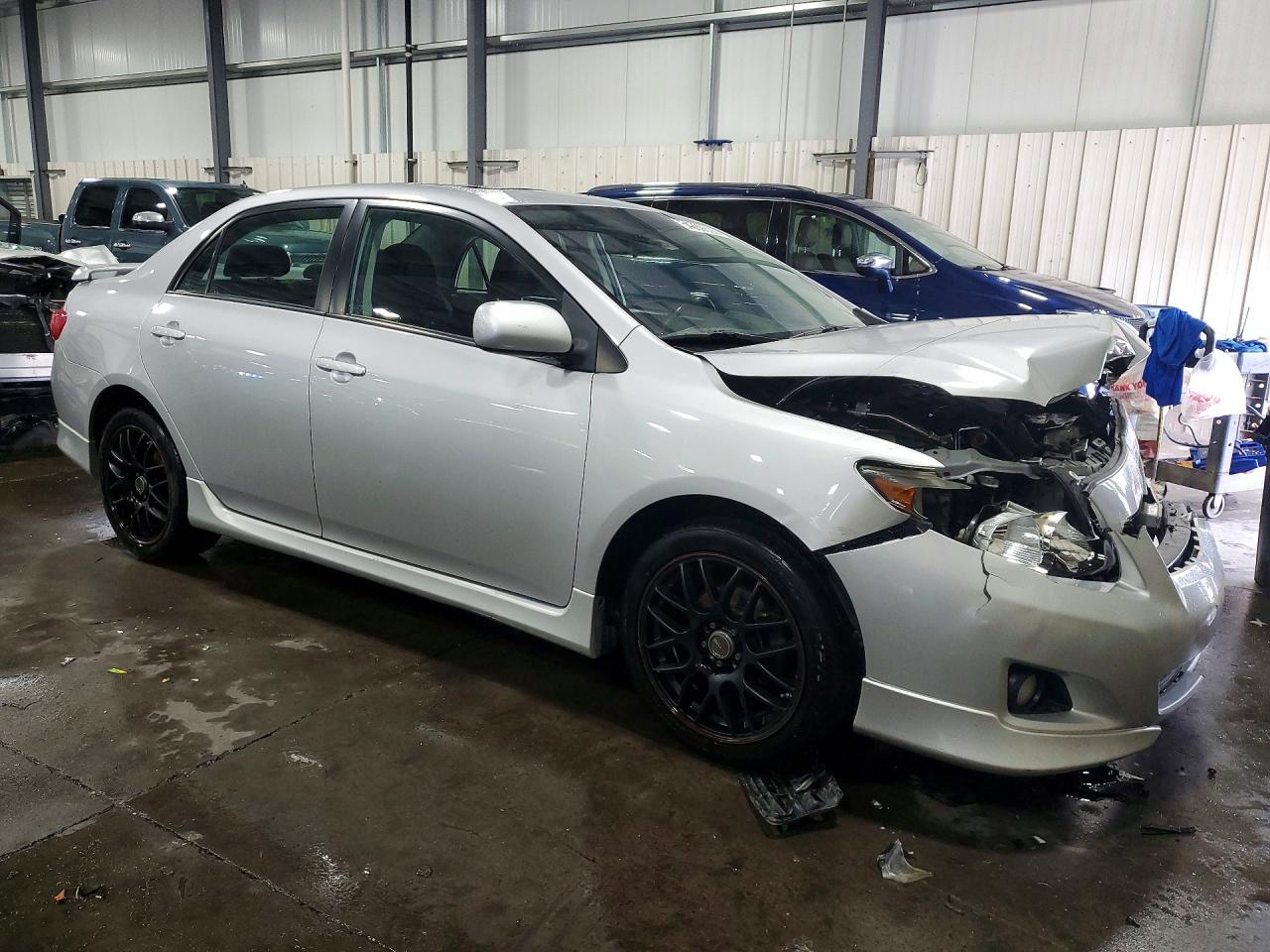 2010 Toyota Corolla S Silver vin: 2T1BU4EE3AC445199