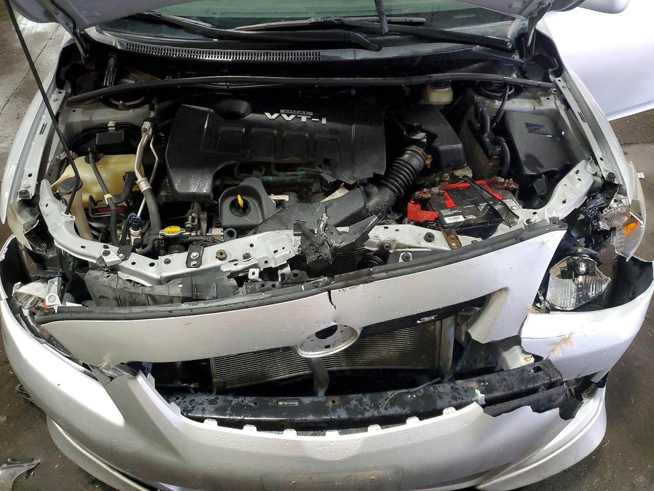 2010 Toyota Corolla S Silver vin: 2T1BU4EE3AC445199
