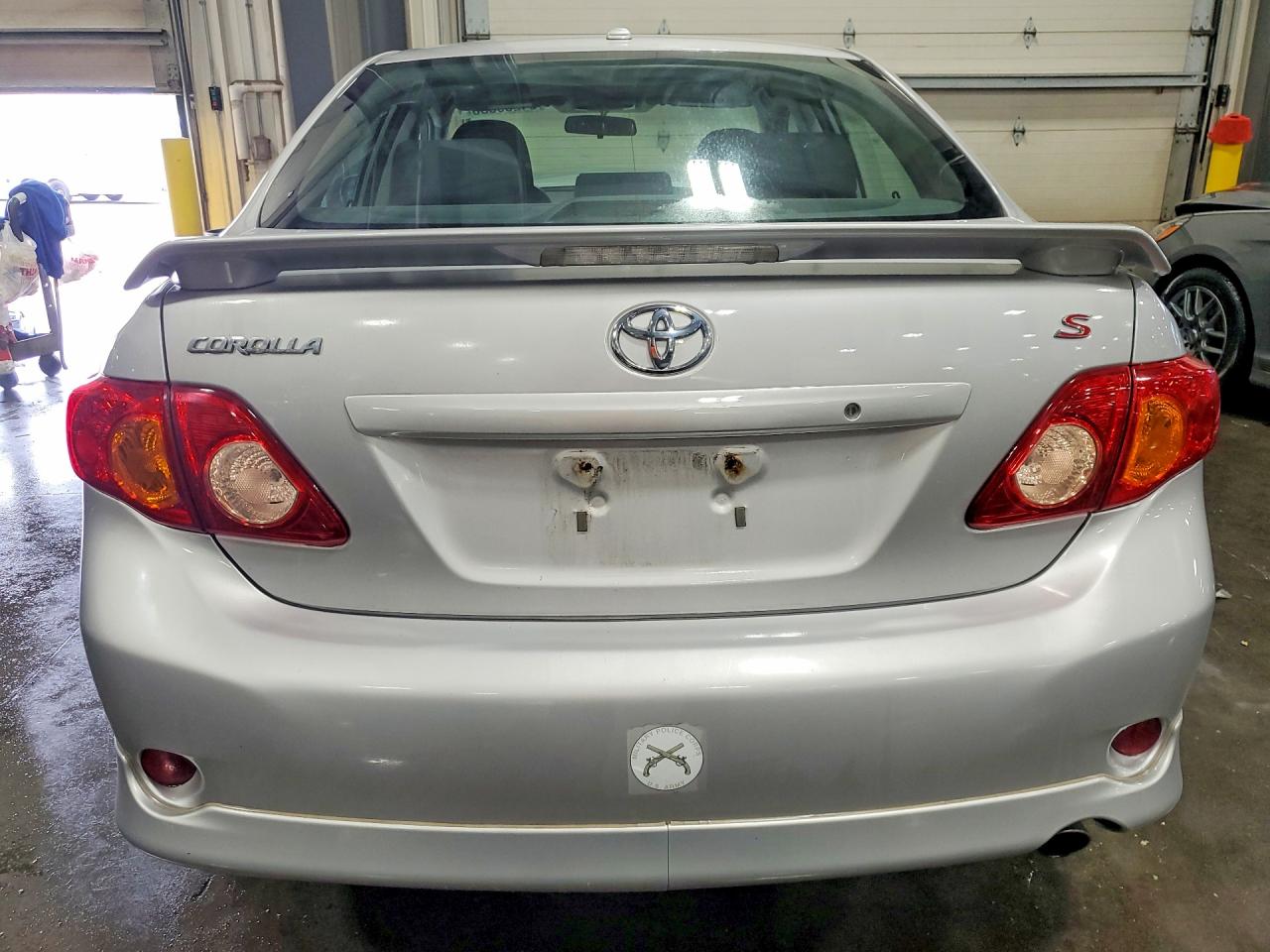 2010 Toyota Corolla S Silver vin: 2T1BU4EE3AC445199