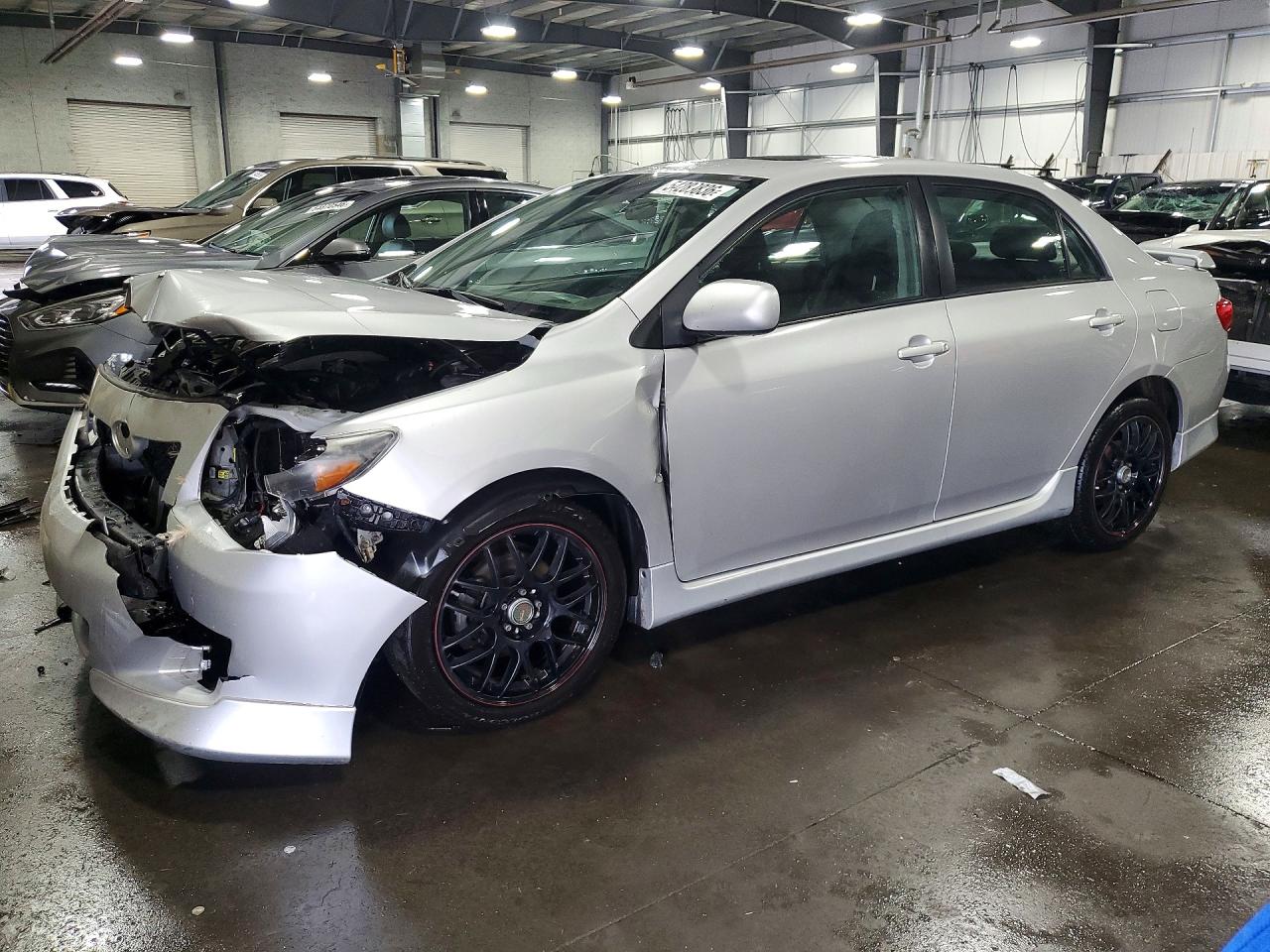 2010 Toyota Corolla S Silver vin: 2T1BU4EE3AC445199