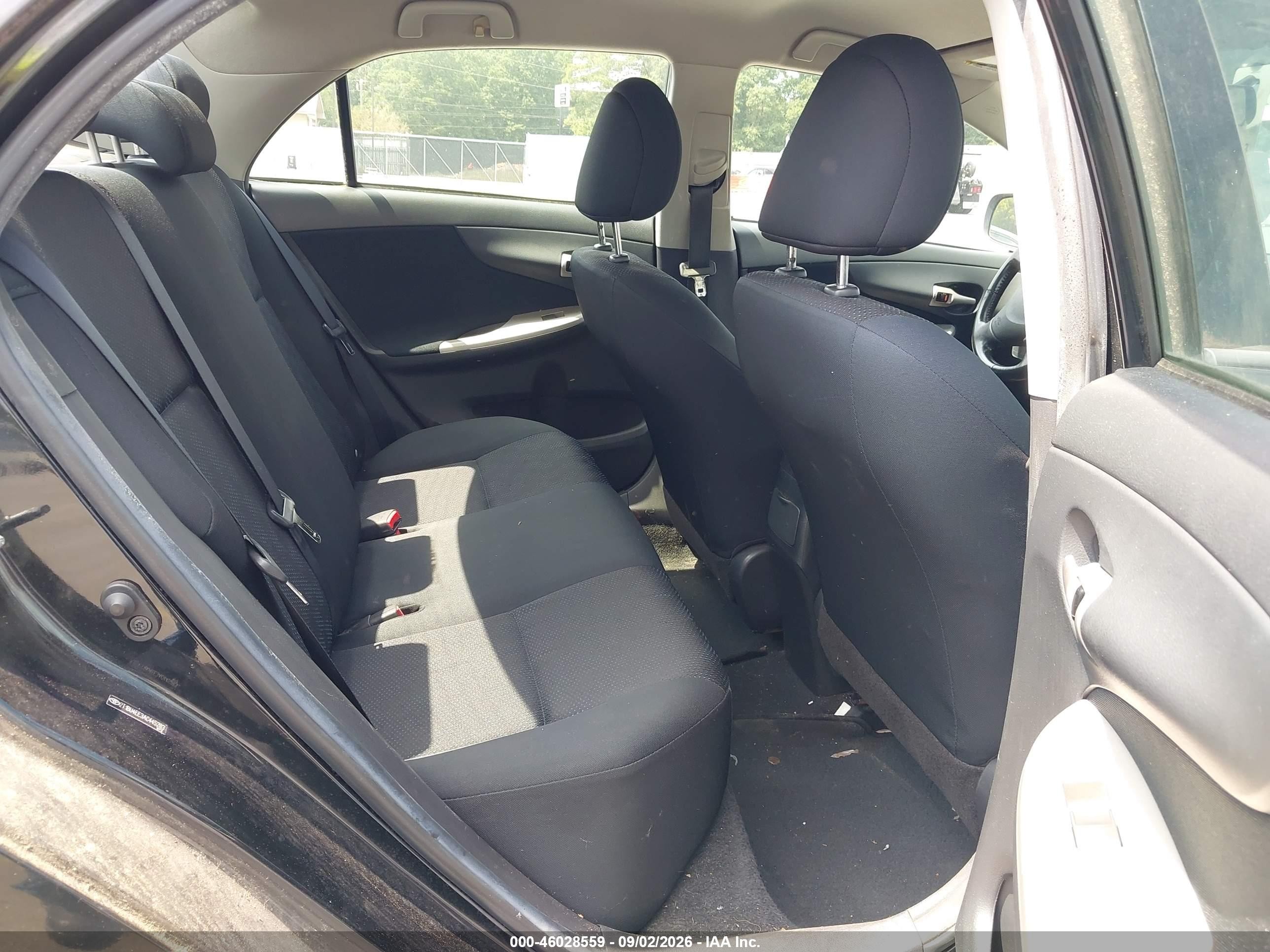 2010 Toyota Corolla S Black vin: 2T1BU4EE3AC445283