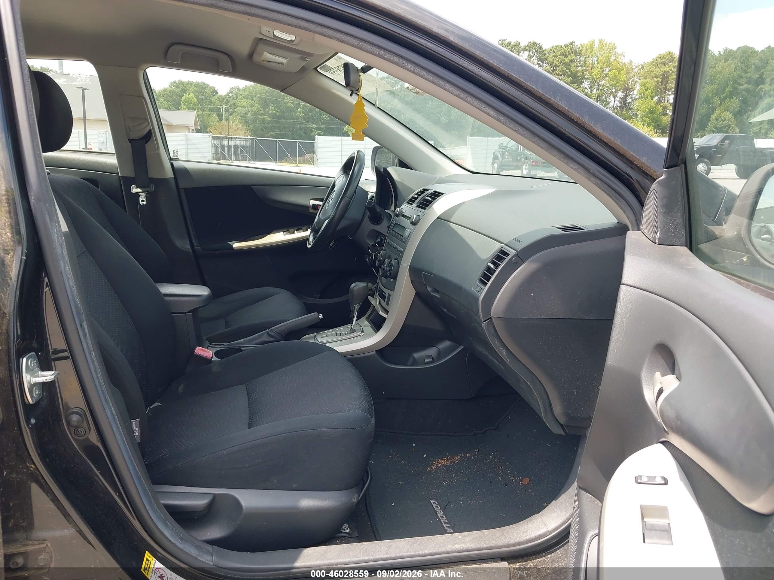 2010 Toyota Corolla S Black vin: 2T1BU4EE3AC445283