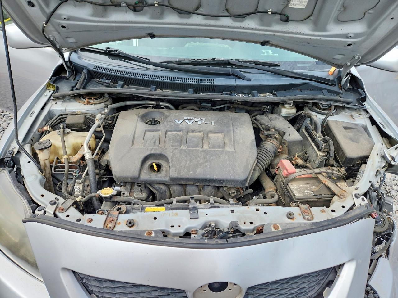 2010 Toyota Corolla S Silver vin: 2T1BU4EE3AC456252