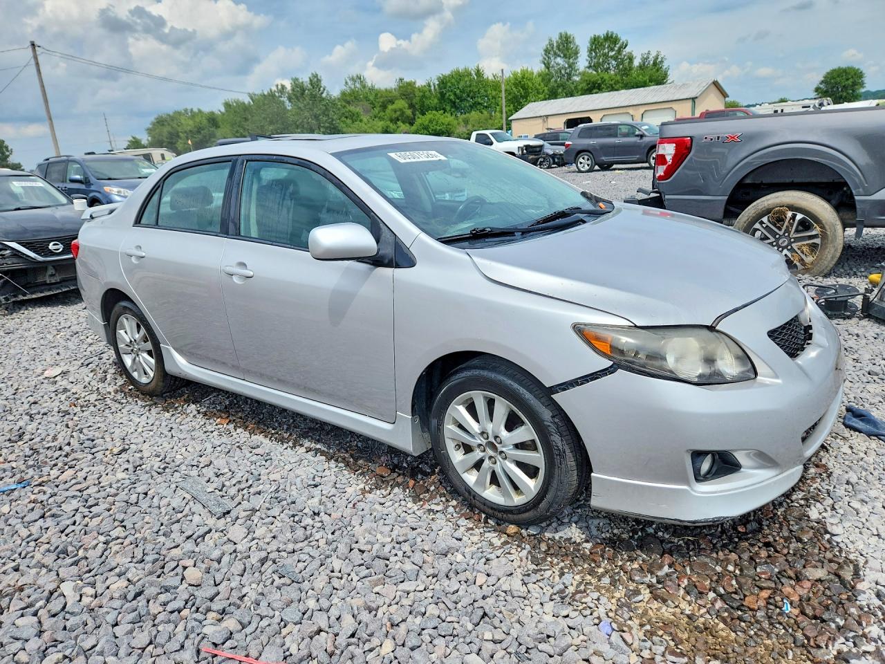 2010 Toyota Corolla S Silver vin: 2T1BU4EE3AC456252