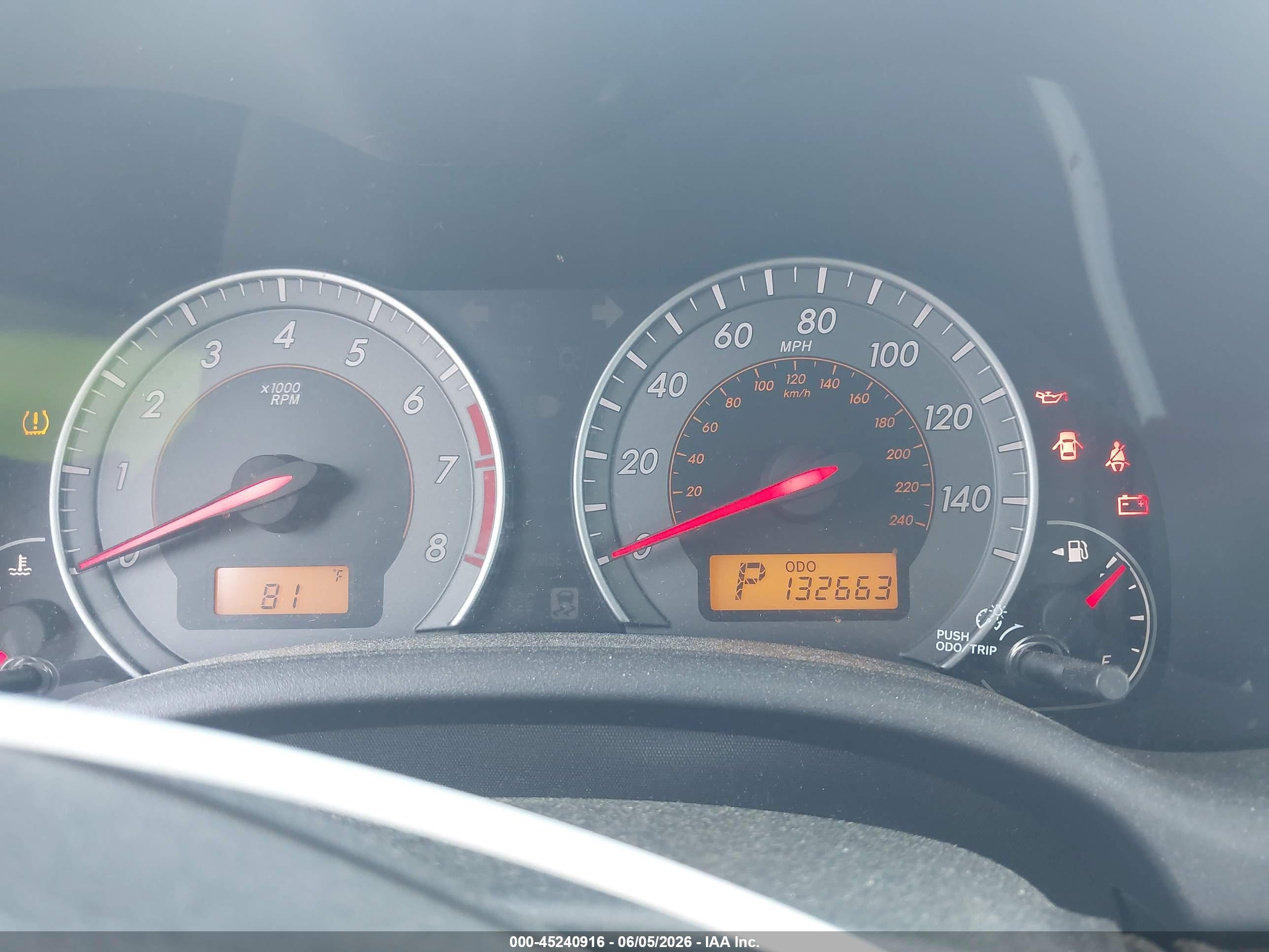 2010 Toyota Corolla S Синий vin: 2T1BU4EE3AC465758