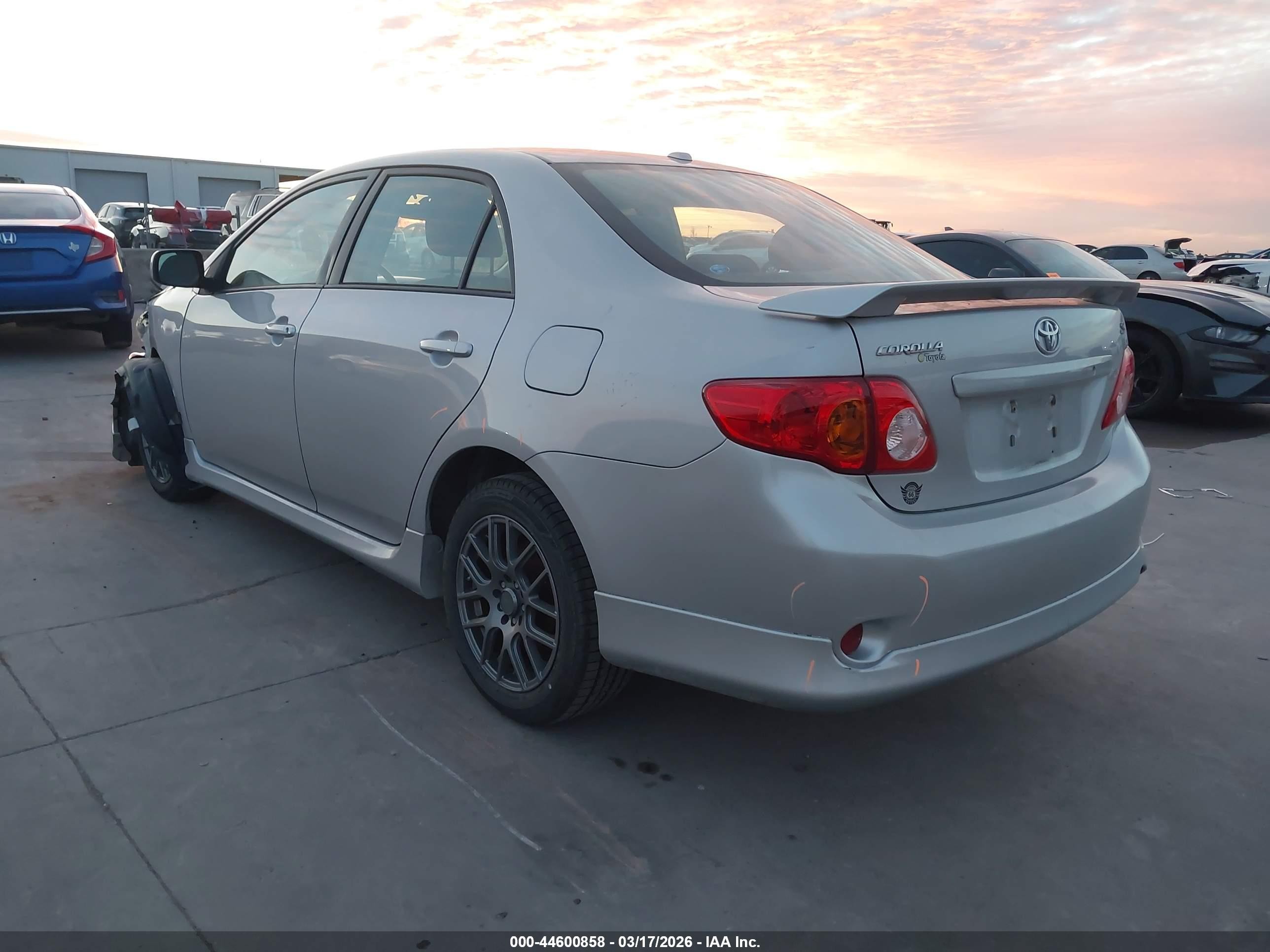2010 Toyota Corolla S Silver vin: 2T1BU4EE3AC470863