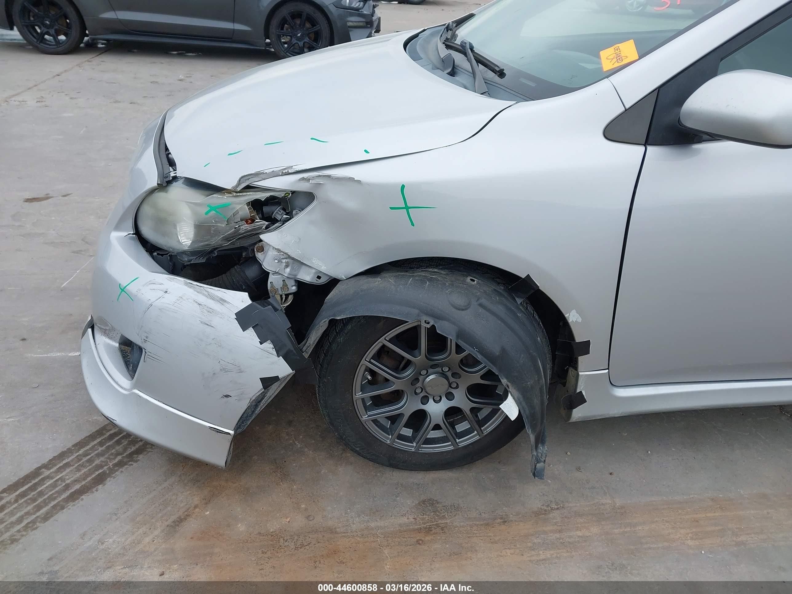 2010 Toyota Corolla S Silver vin: 2T1BU4EE3AC470863