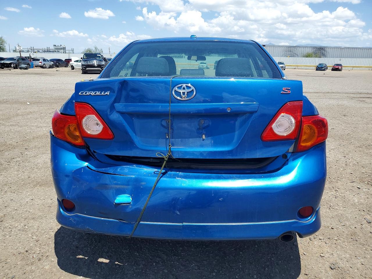 2010 Toyota Corolla S Blue vin: 2T1BU4EE3AC477747