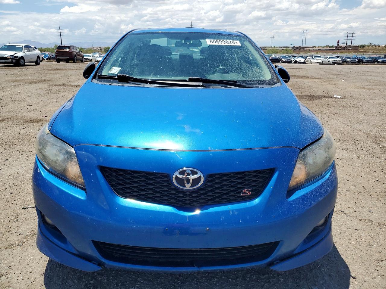 2010 Toyota Corolla S Blue vin: 2T1BU4EE3AC477747