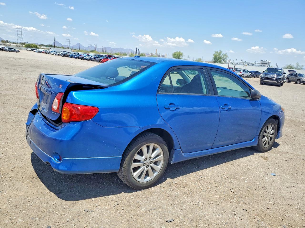 2010 Toyota Corolla S Blue vin: 2T1BU4EE3AC477747