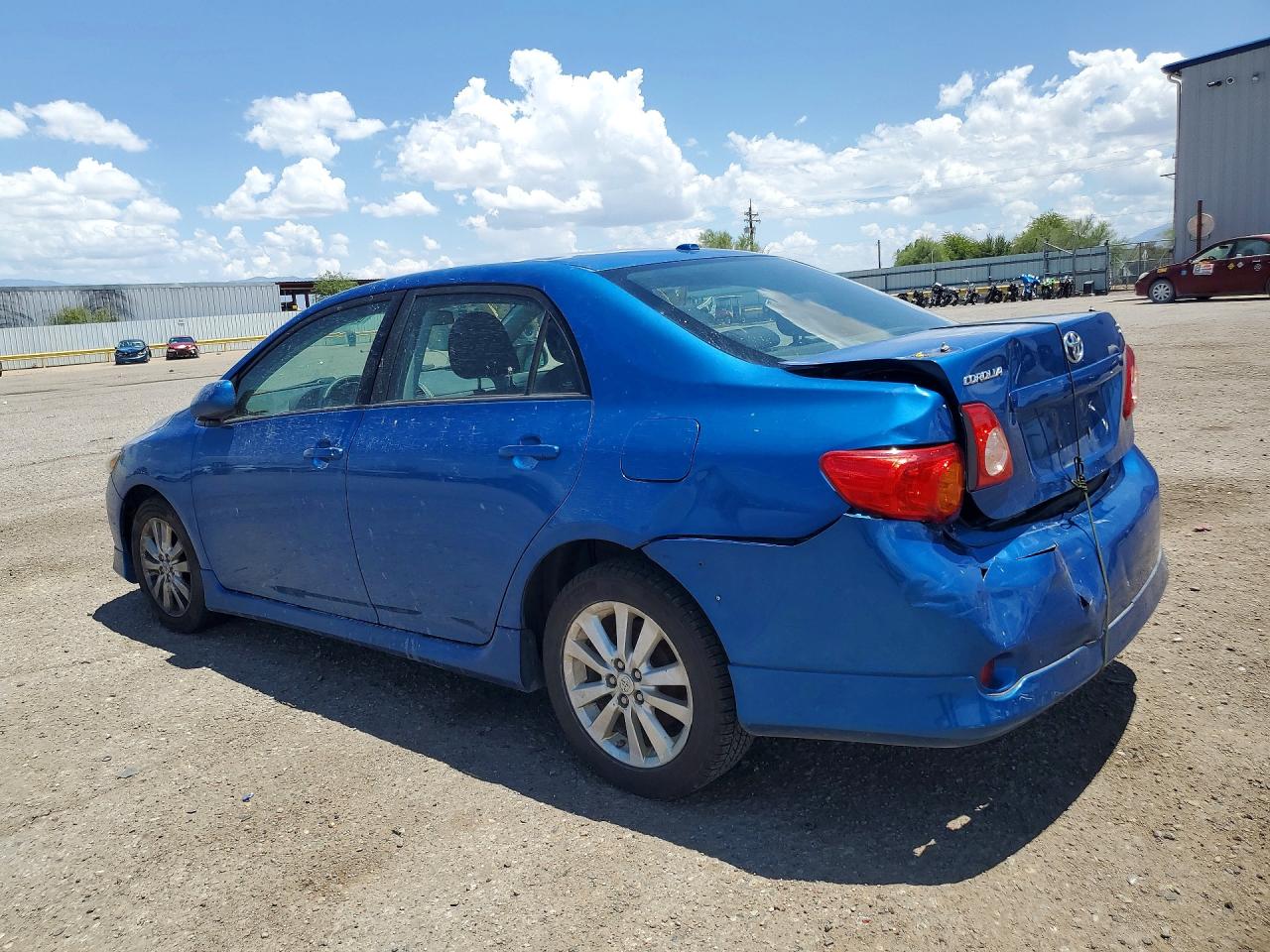 2010 Toyota Corolla S Blue vin: 2T1BU4EE3AC477747