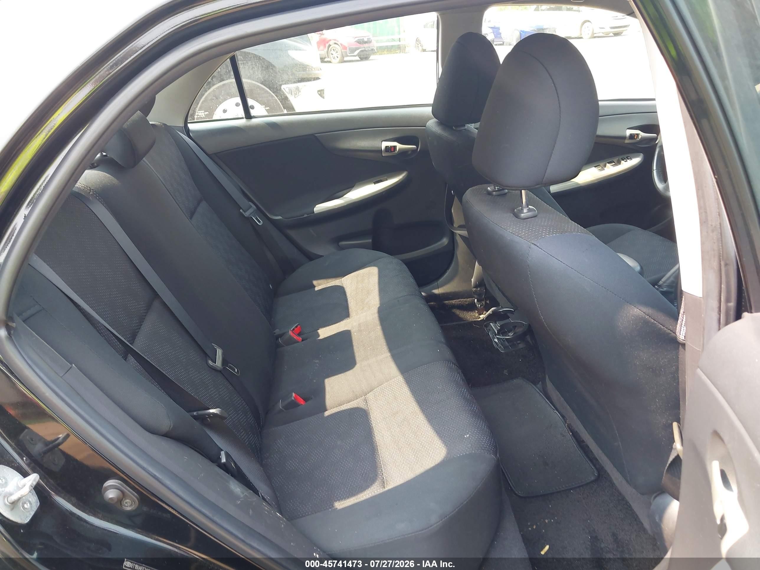 2010 Toyota Corolla S Black vin: 2T1BU4EE3AC488408
