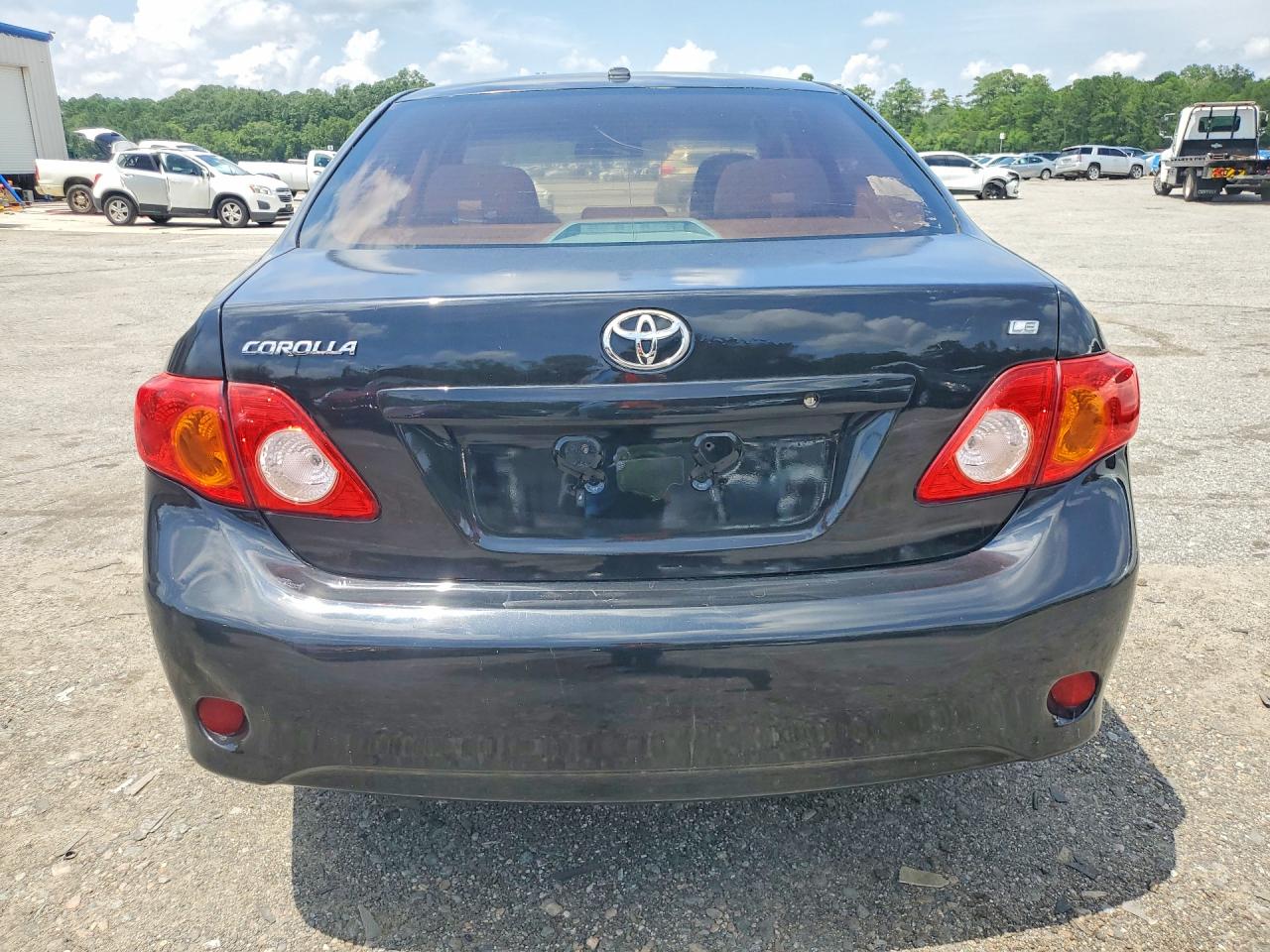 2010 Toyota Corolla Le Black vin: 2T1BU4EE3AC490126