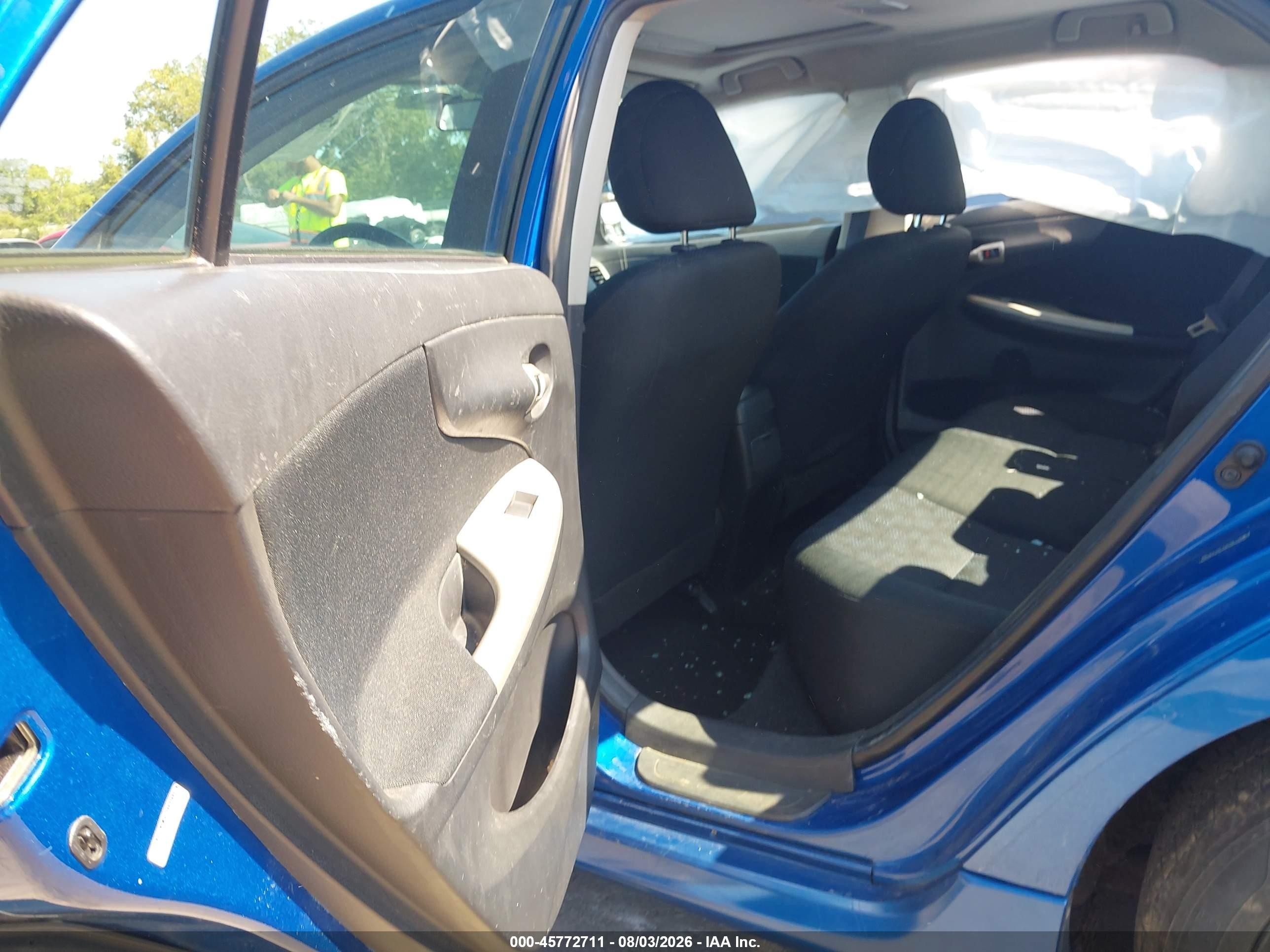2010 Toyota Corolla S Blue vin: 2T1BU4EE3AC490966