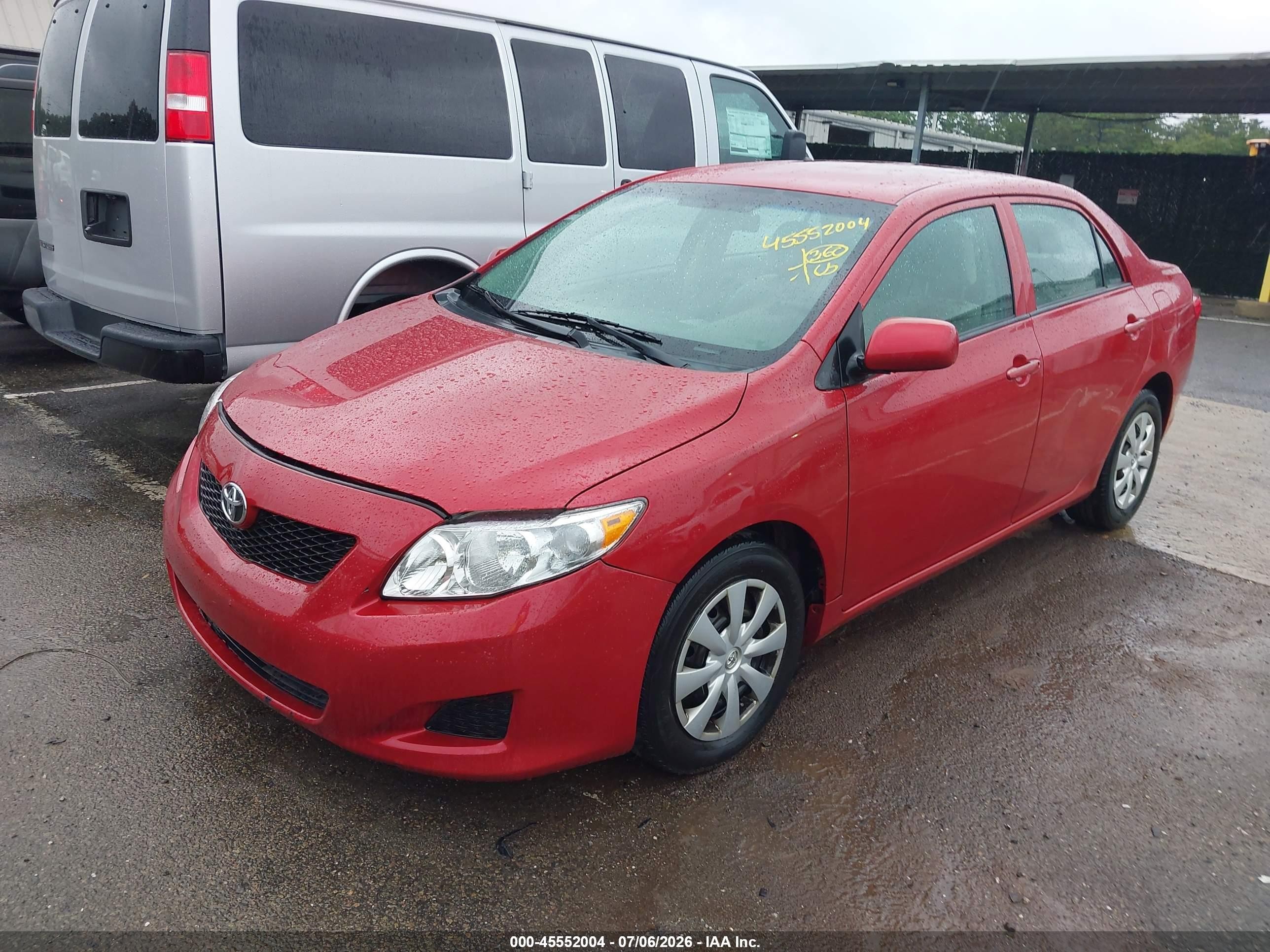 2010 Toyota Corolla Le Red vin: 2T1BU4EE3AC509371