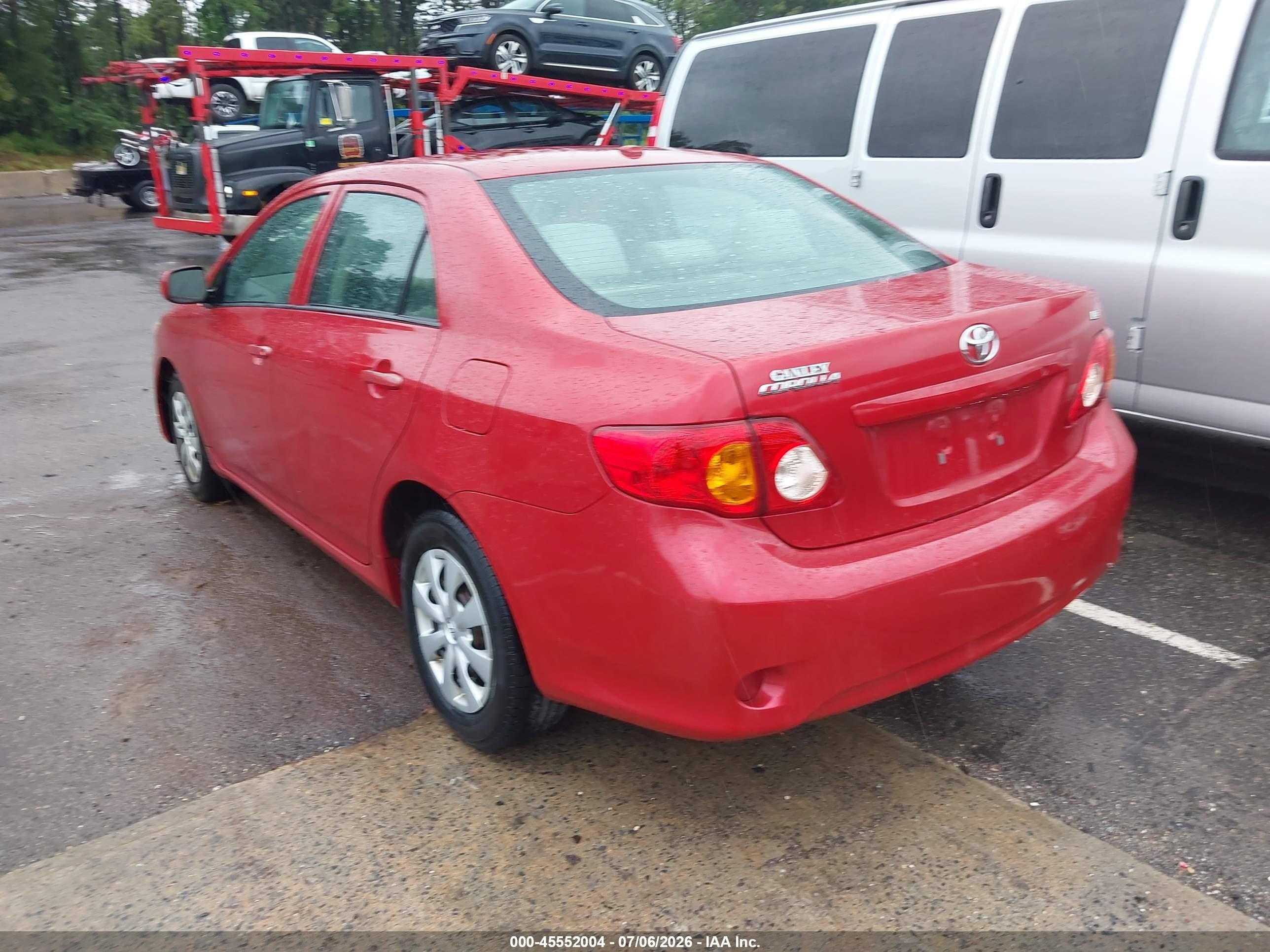 2010 Toyota Corolla Le Red vin: 2T1BU4EE3AC509371