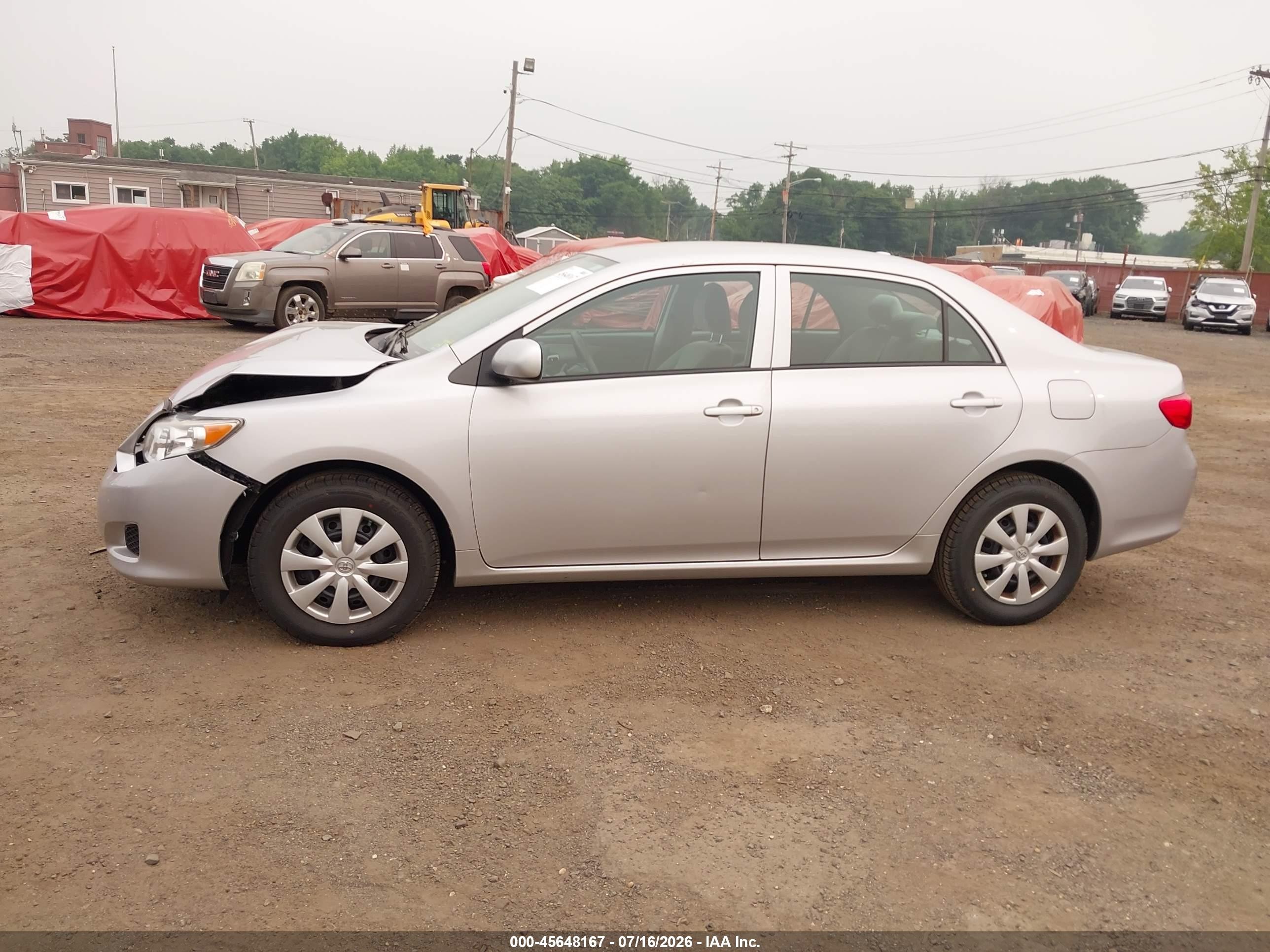 2010 Toyota Corolla Le Silver vin: 2T1BU4EE3AC522363