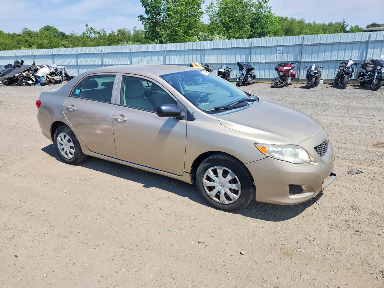 2010 Toyota Corolla Base Tan vin: 2T1BU4EE3AC522993
