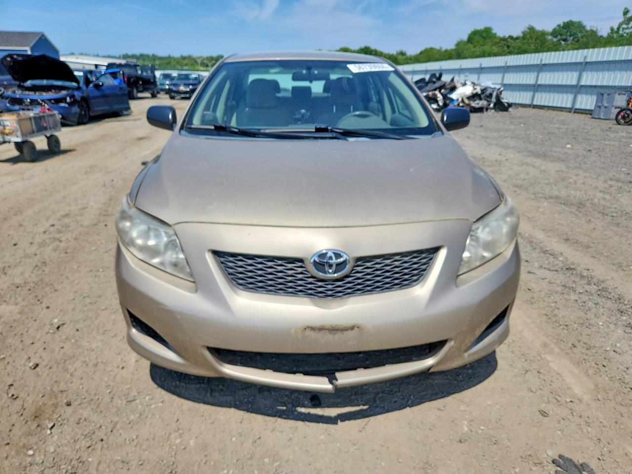 2010 Toyota Corolla Base Tan vin: 2T1BU4EE3AC522993