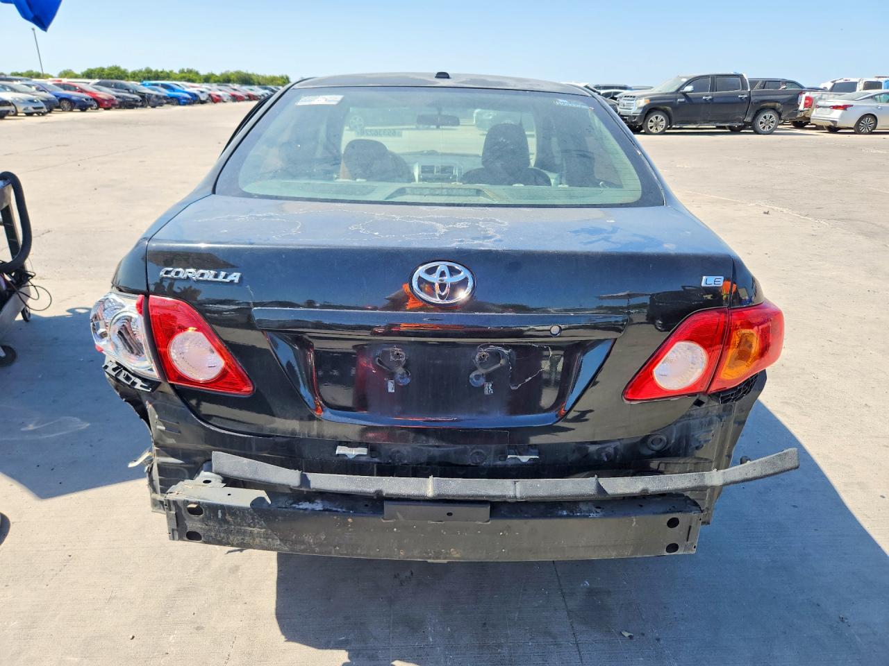 2010 Toyota Corolla Le Черный vin: 2T1BU4EE3AC532147