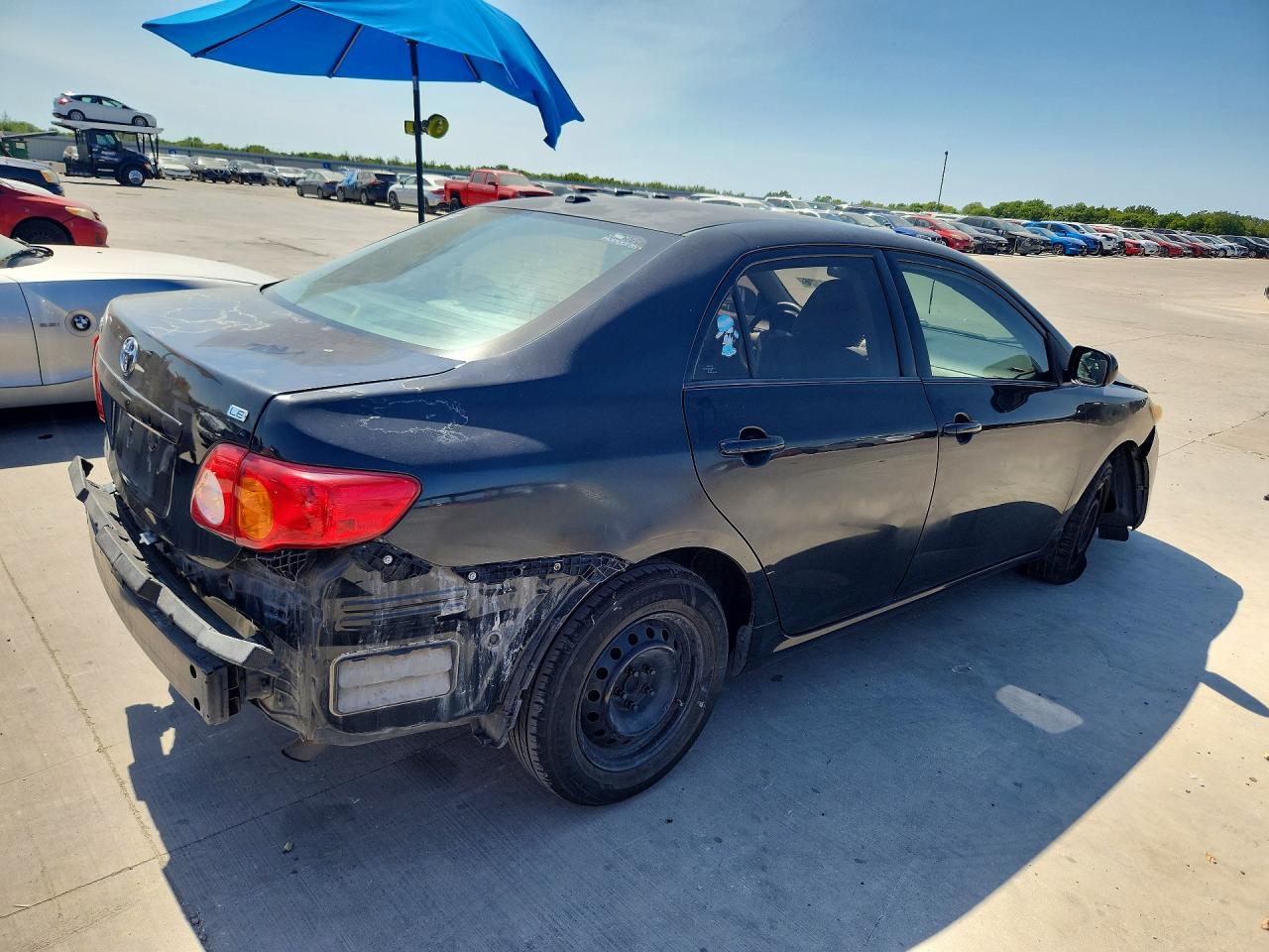 2010 Toyota Corolla Le Черный vin: 2T1BU4EE3AC532147