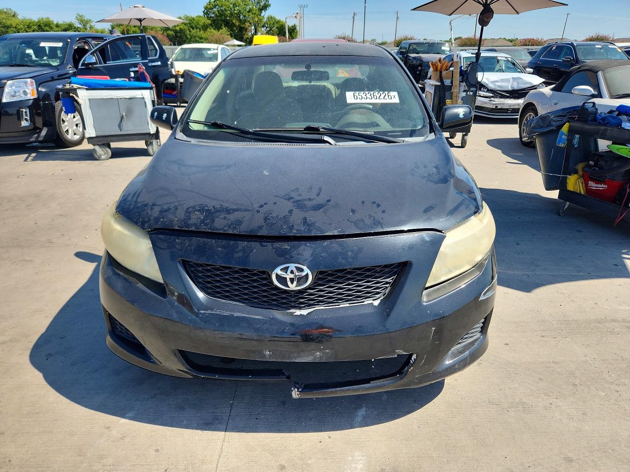2010 Toyota Corolla Le Черный vin: 2T1BU4EE3AC532147