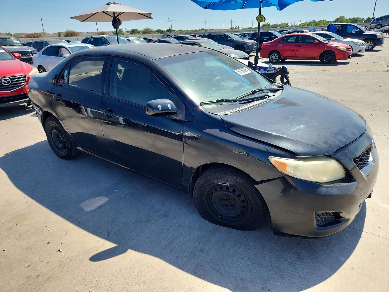 2010 Toyota Corolla Le Черный vin: 2T1BU4EE3AC532147
