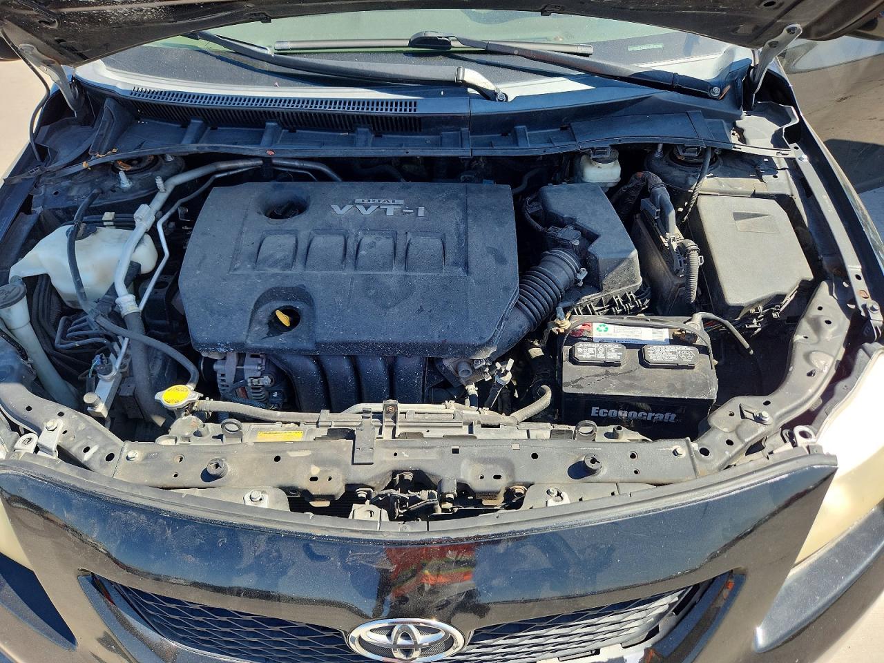 2010 Toyota Corolla Le Черный vin: 2T1BU4EE3AC532147