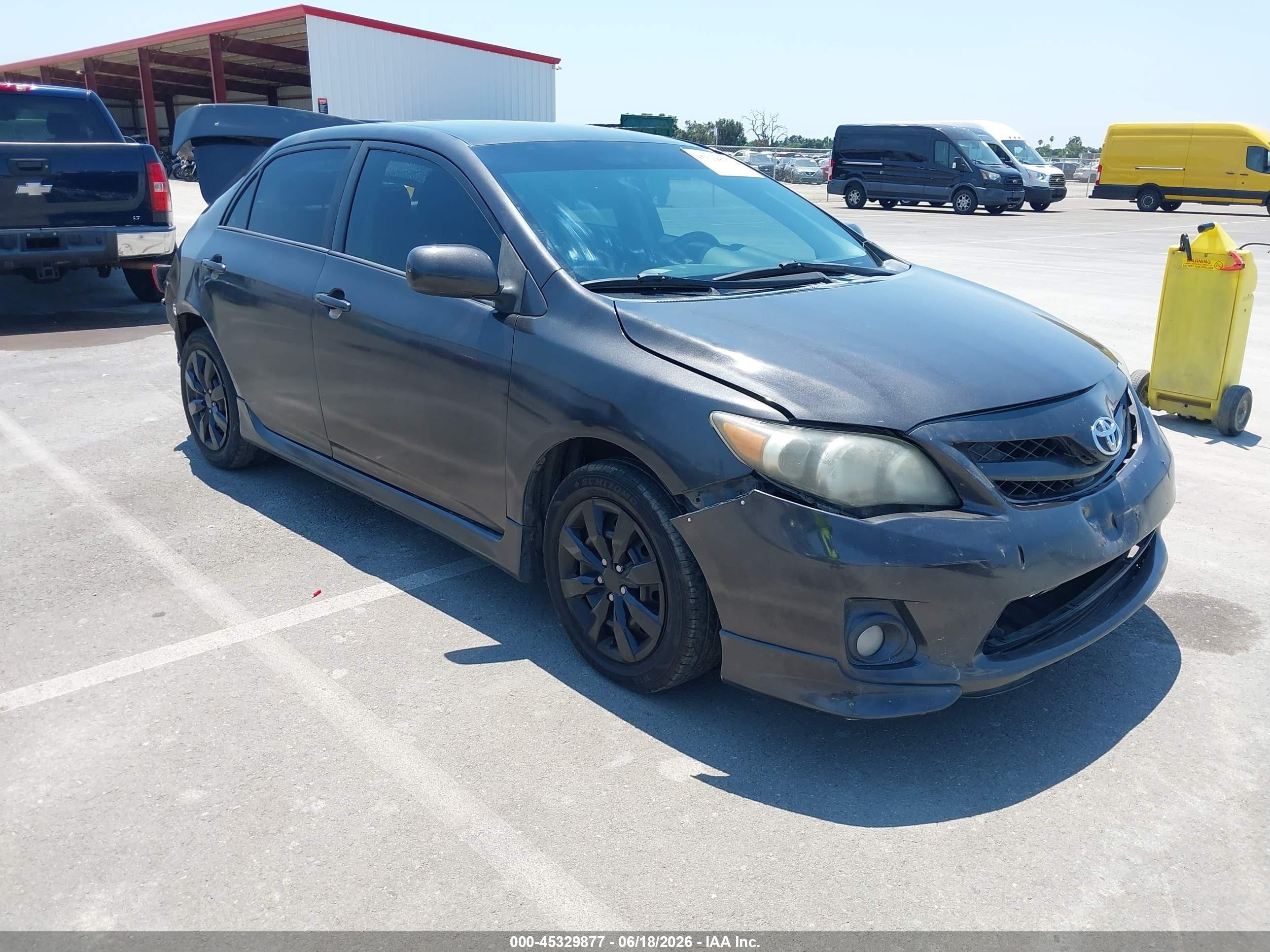 2011 Toyota Corolla S Gray vin: 2T1BU4EE3BC536877