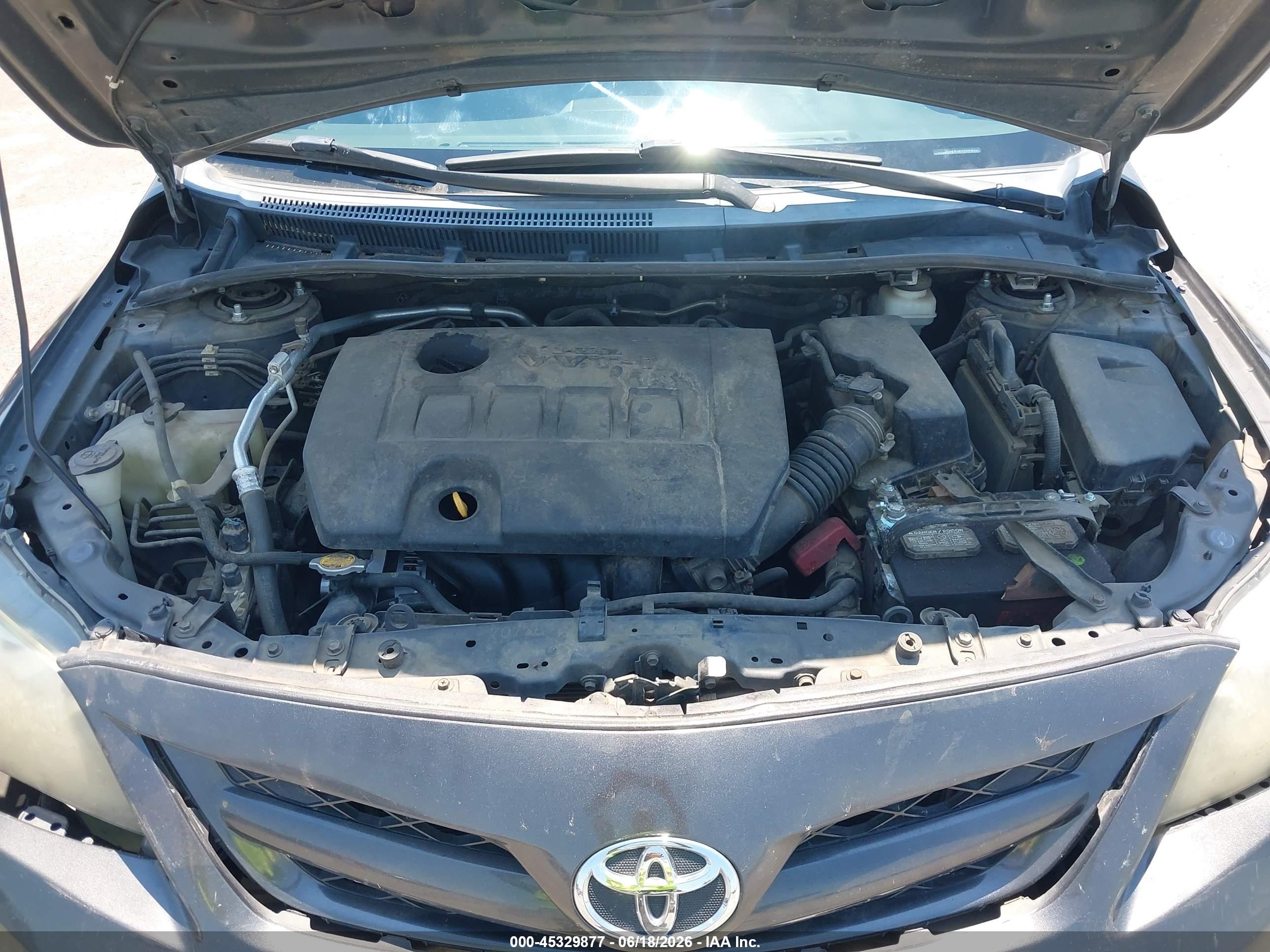 2011 Toyota Corolla S Gray vin: 2T1BU4EE3BC536877
