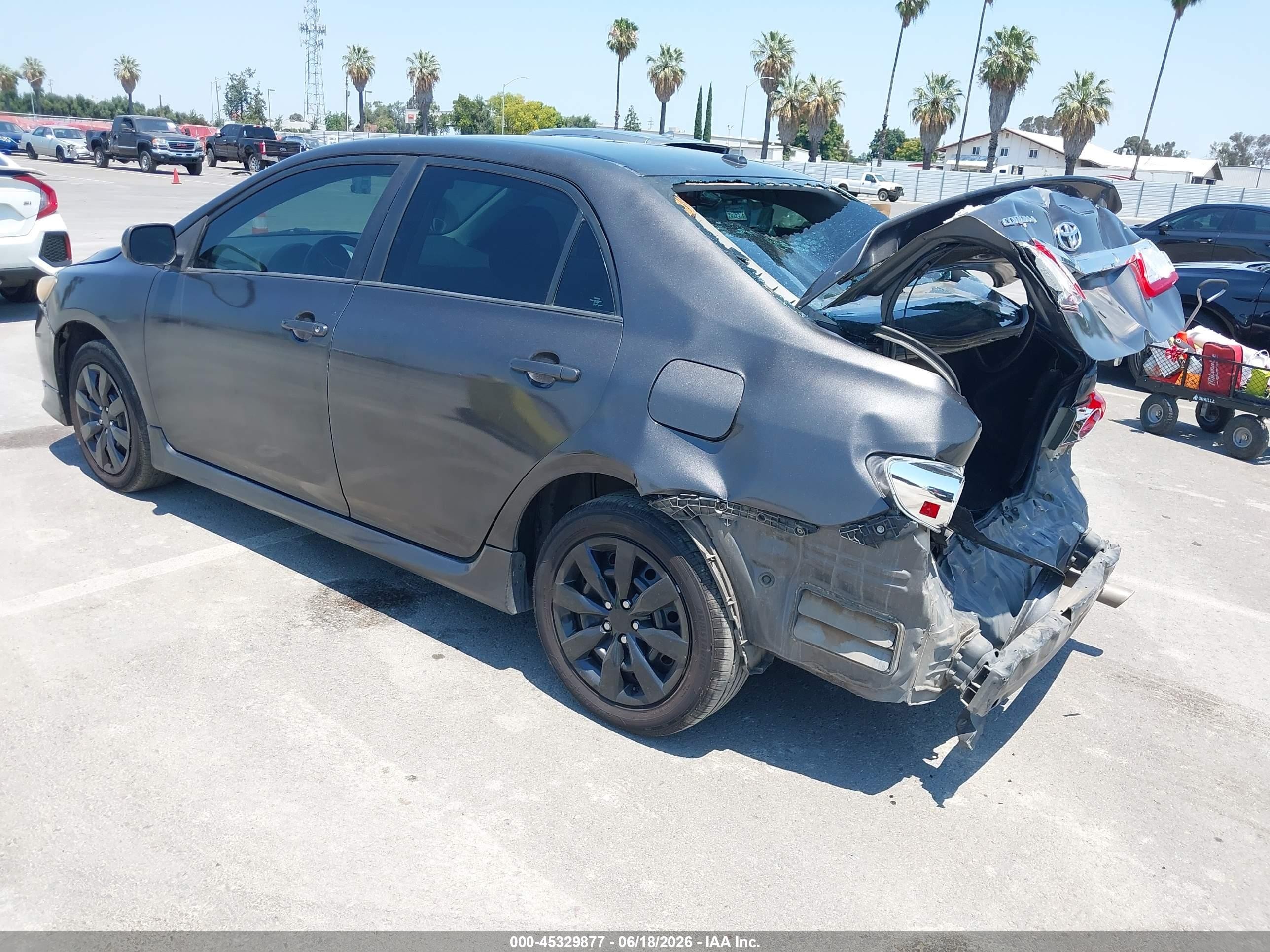 2011 Toyota Corolla S Gray vin: 2T1BU4EE3BC536877