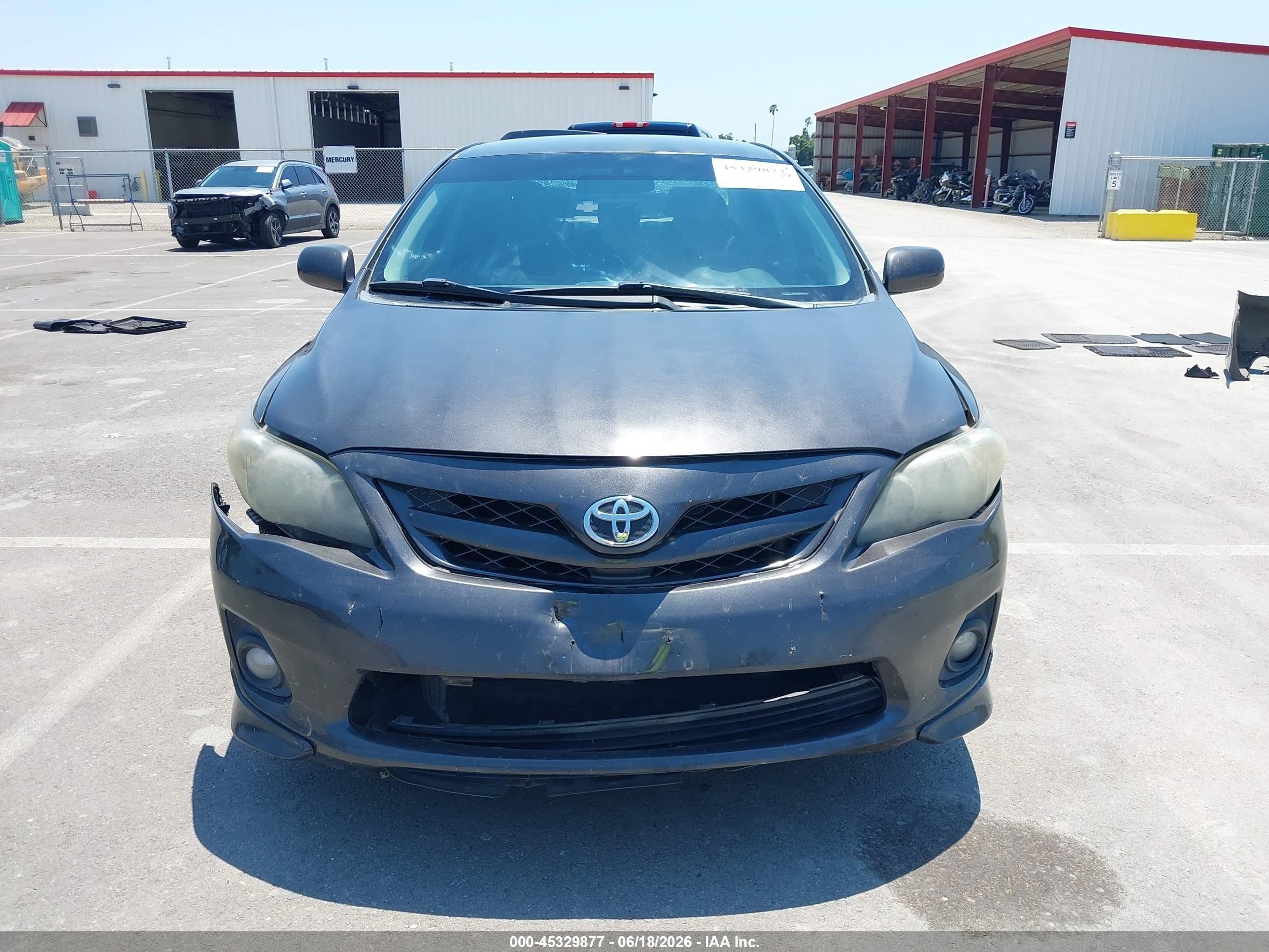2011 Toyota Corolla S Gray vin: 2T1BU4EE3BC536877